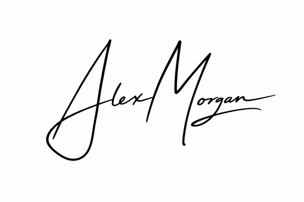 Alex Morgan rendered in the Strong Capitals signature style