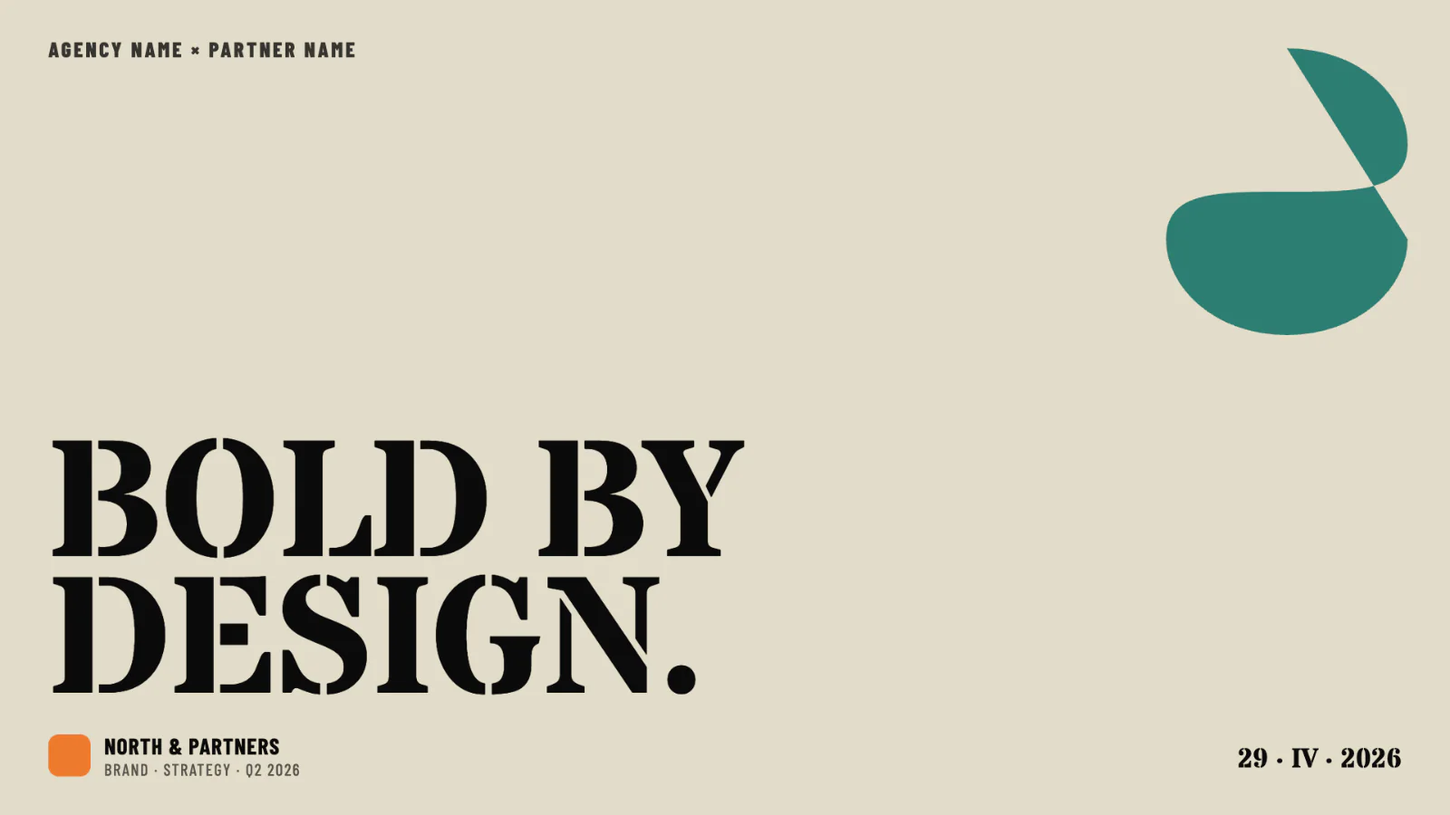 Stencil & Tablet presentation cover example