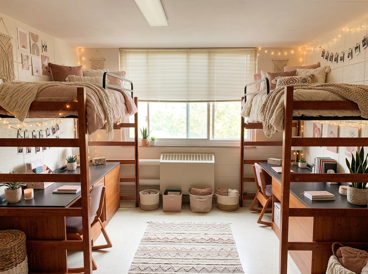 My Space Pinterest Pink Dorm
