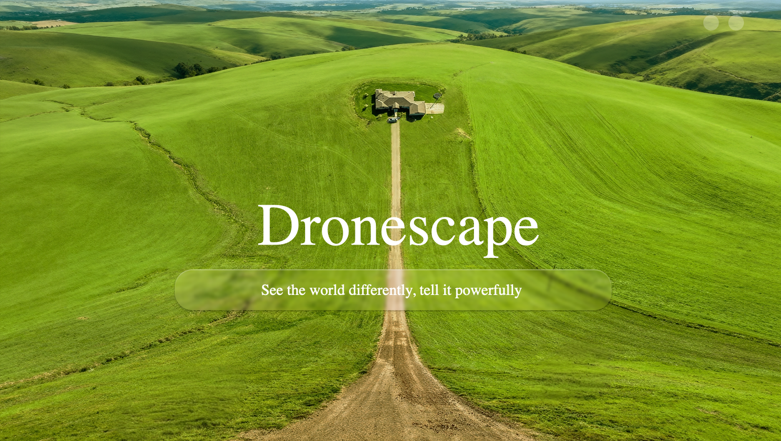 Dronescape technology presentation cover