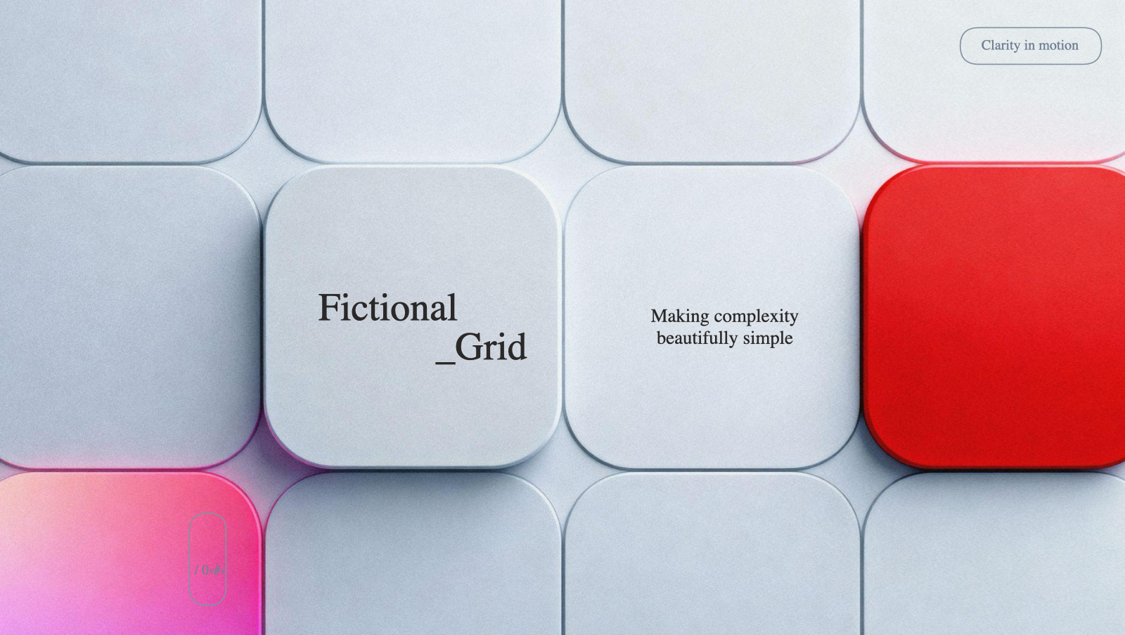 Fictional Grid technology presentation cover