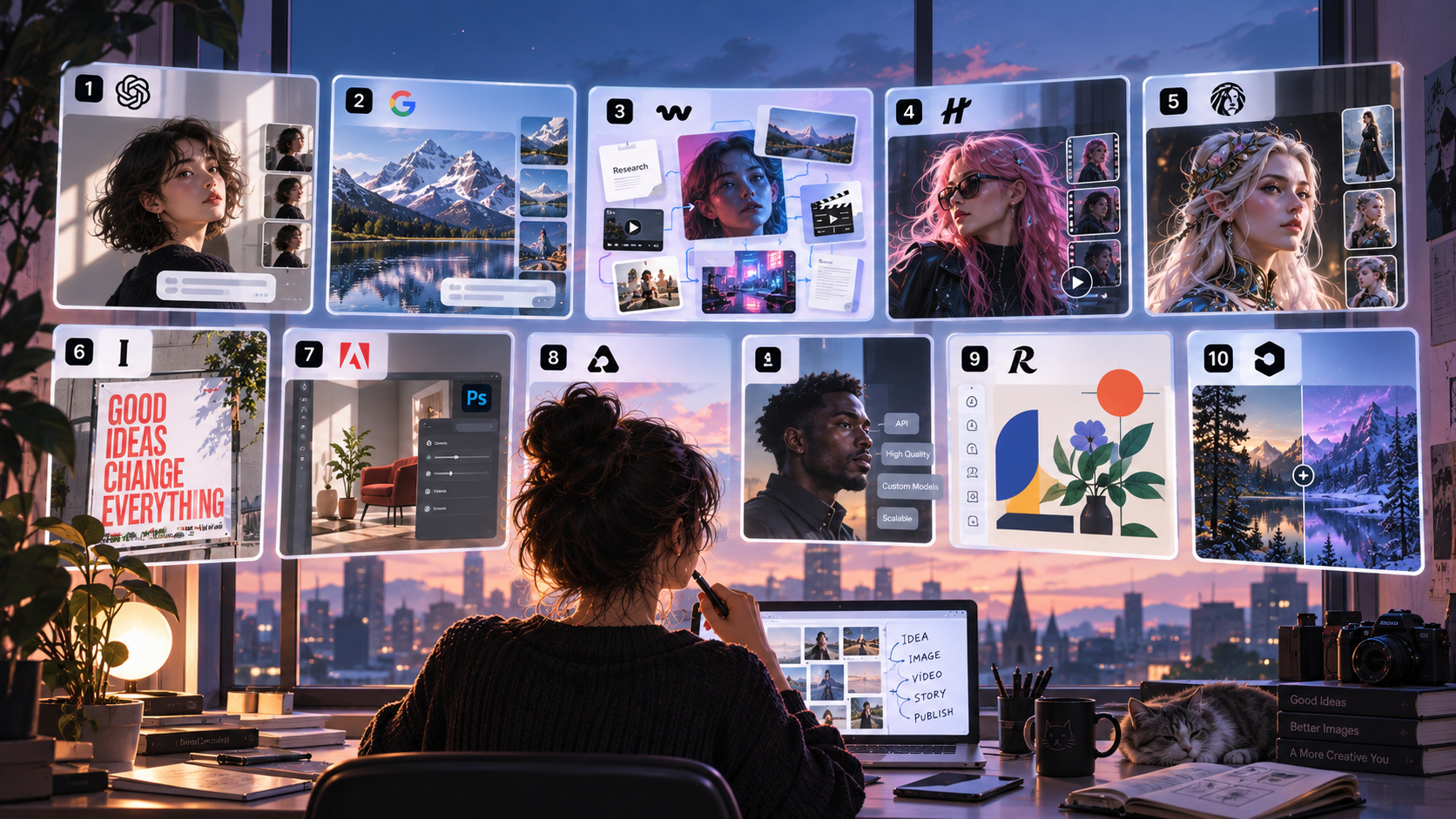 10 melhores alternativas Midjourney em 2026