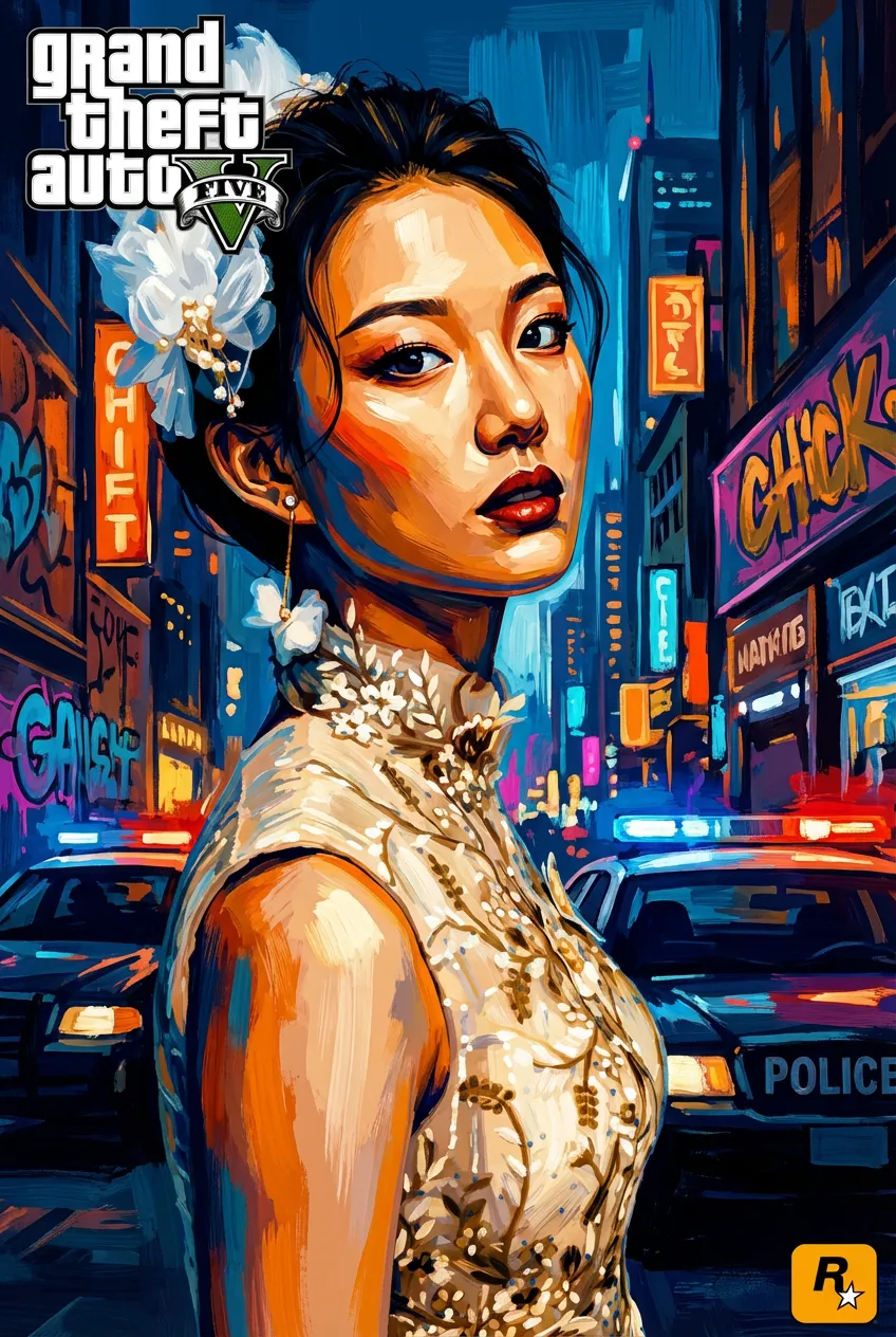 如何制作 AI GTA 风格海报？