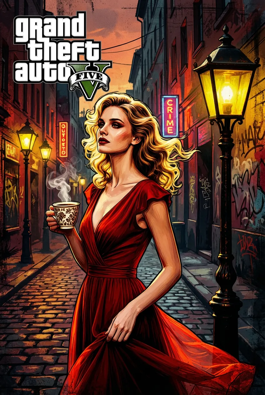 AI GTA 滤镜：一秒变身侠盗猎车手主角