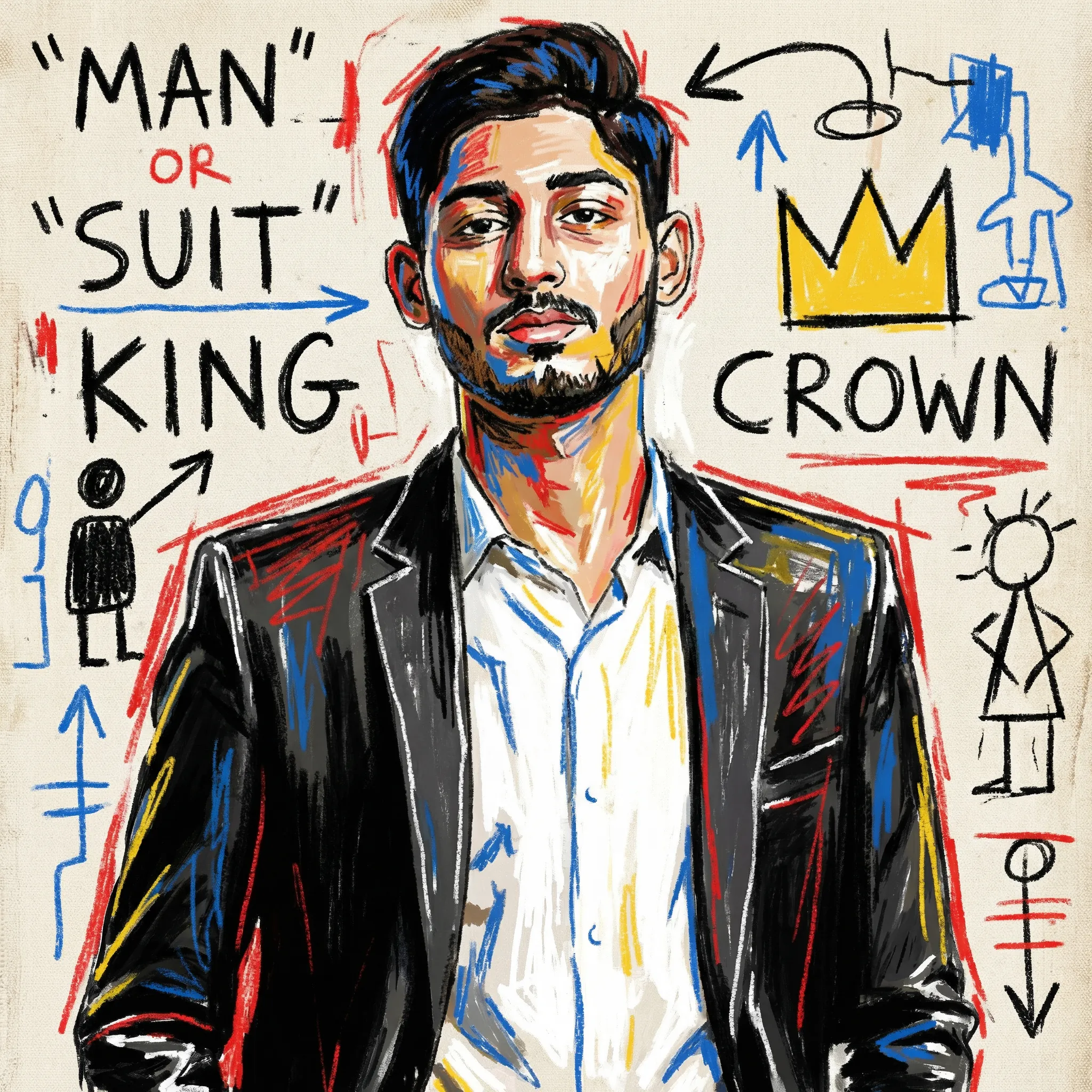 Generator grafiki AI w stylu Basquiata