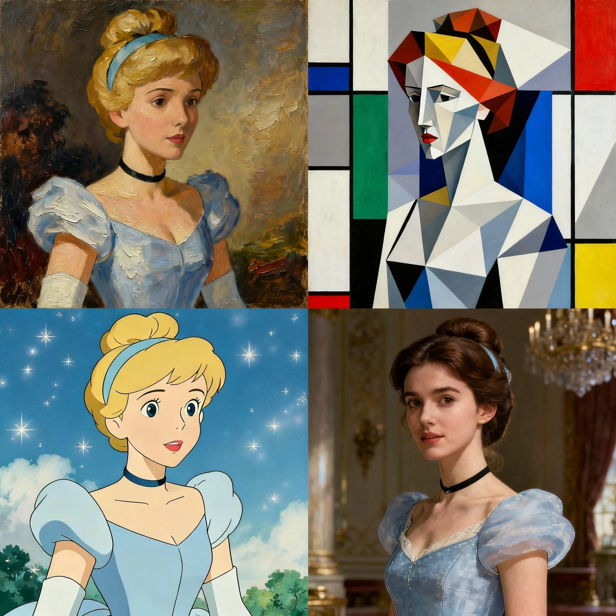 무한한 예술 스타일 예시