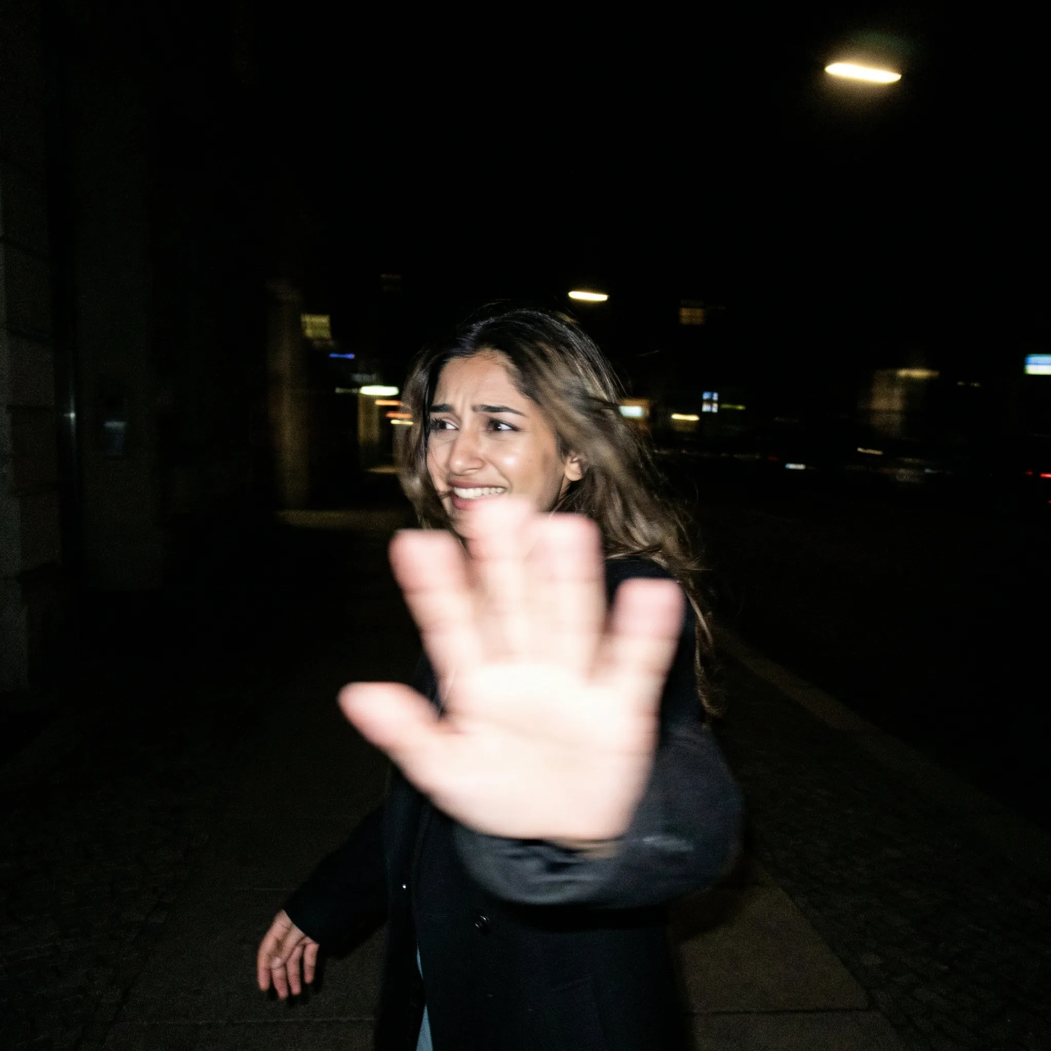 AI Candid Night Street Photo Generator
