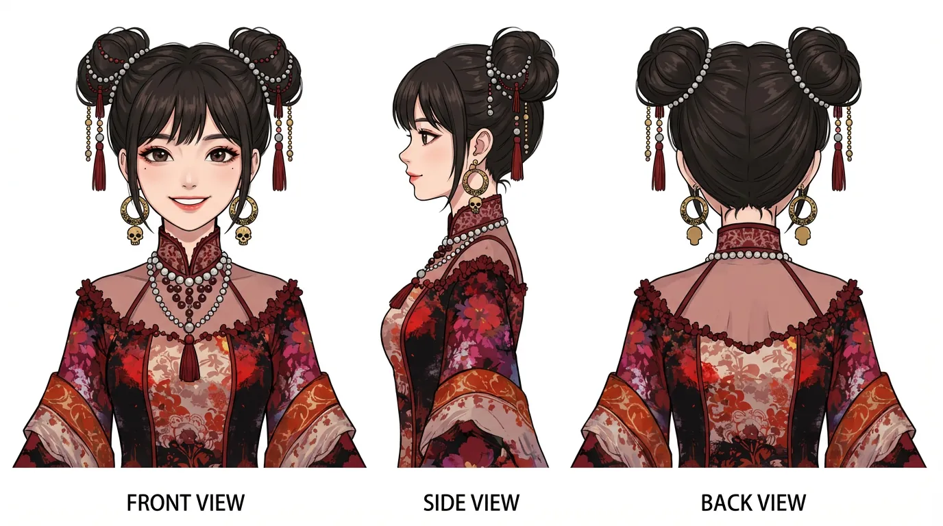 AI Character Three-View Generator