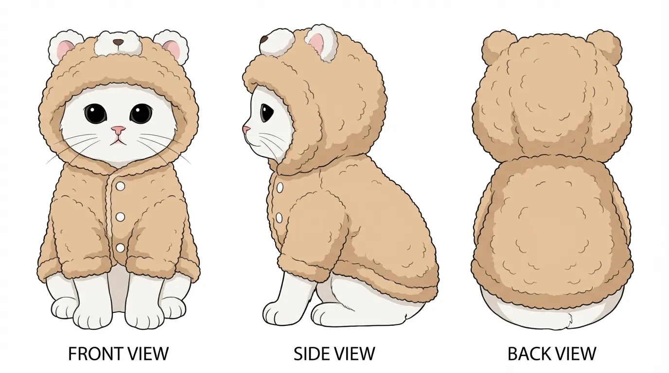 AI Character Three-View Generator