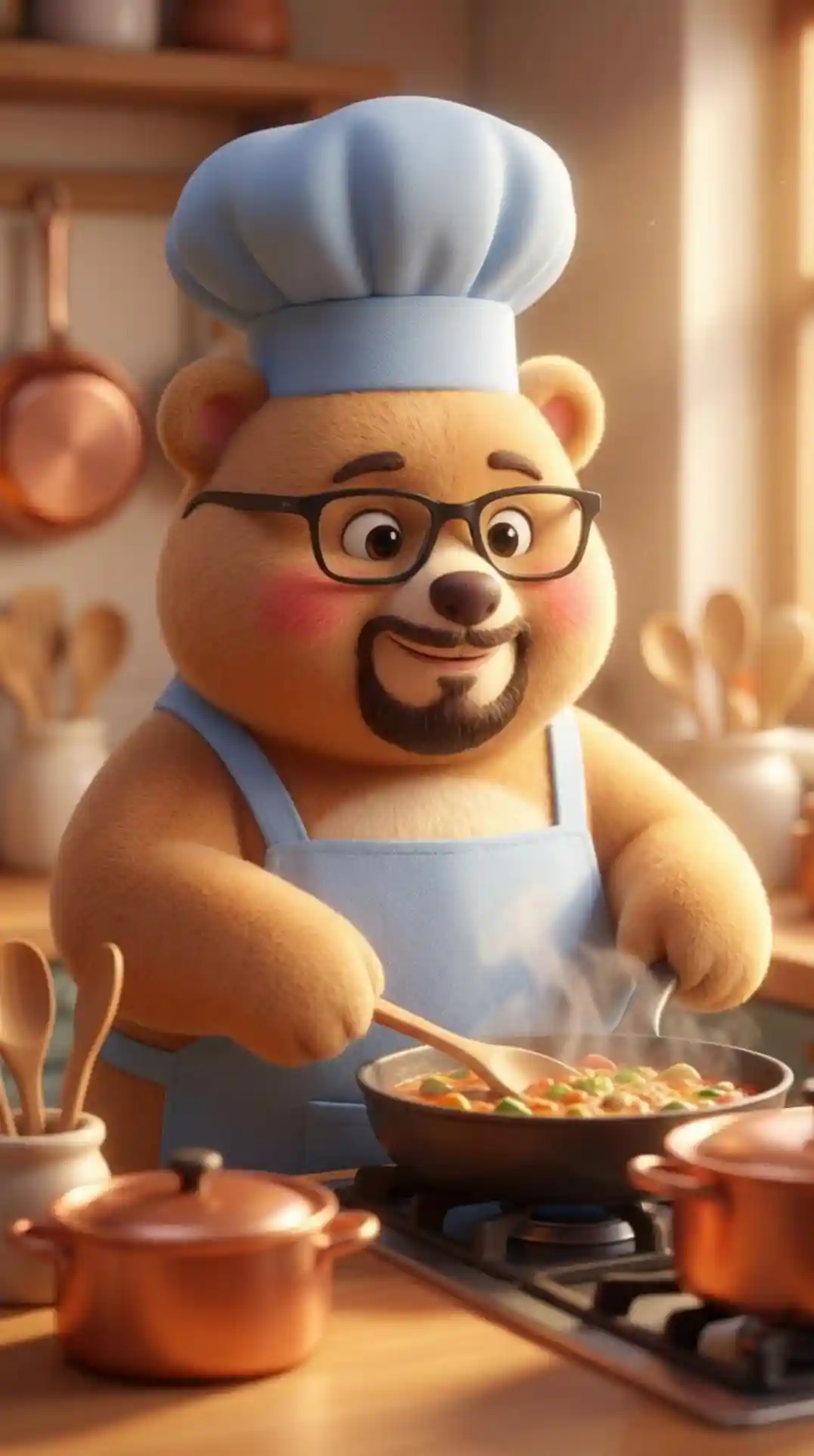 Cute Animal Cooking KI Videogenerator