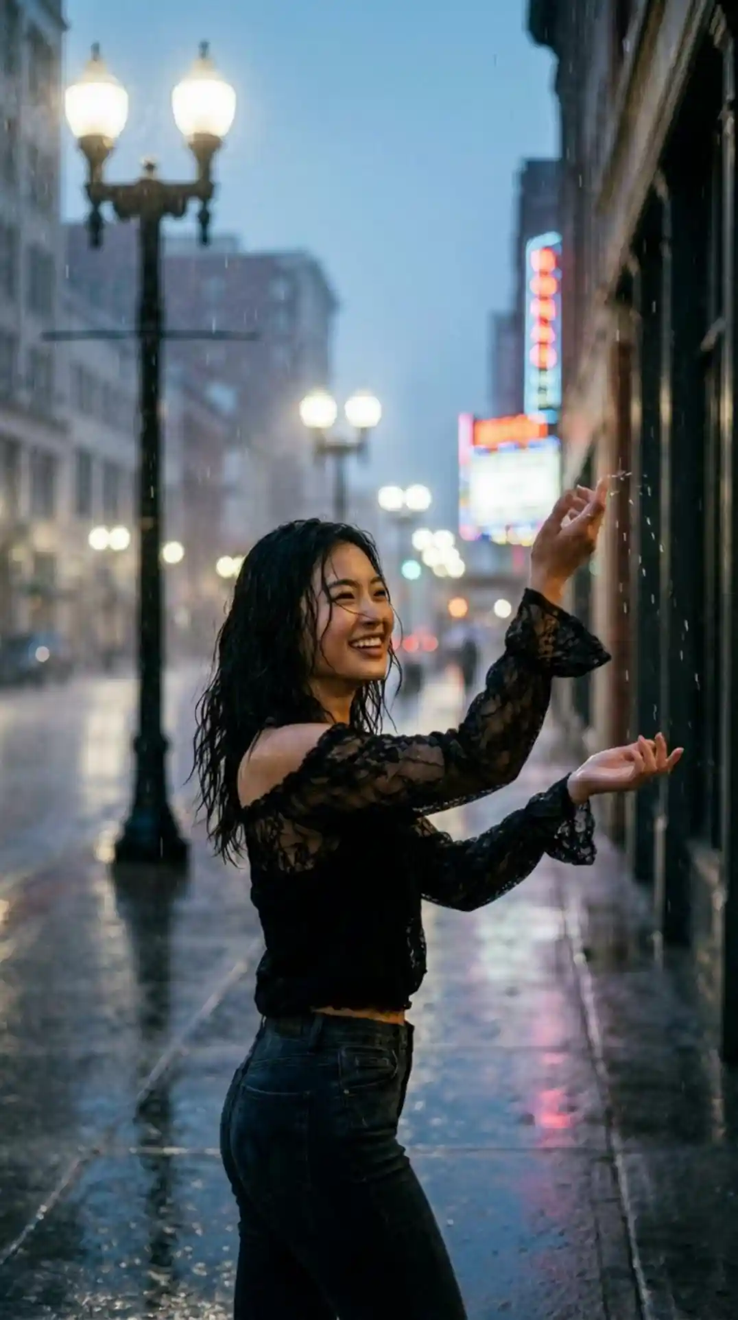 Bailando bajo la lluvia (Dancing In The Rain) - Generador de vídeo con IA
