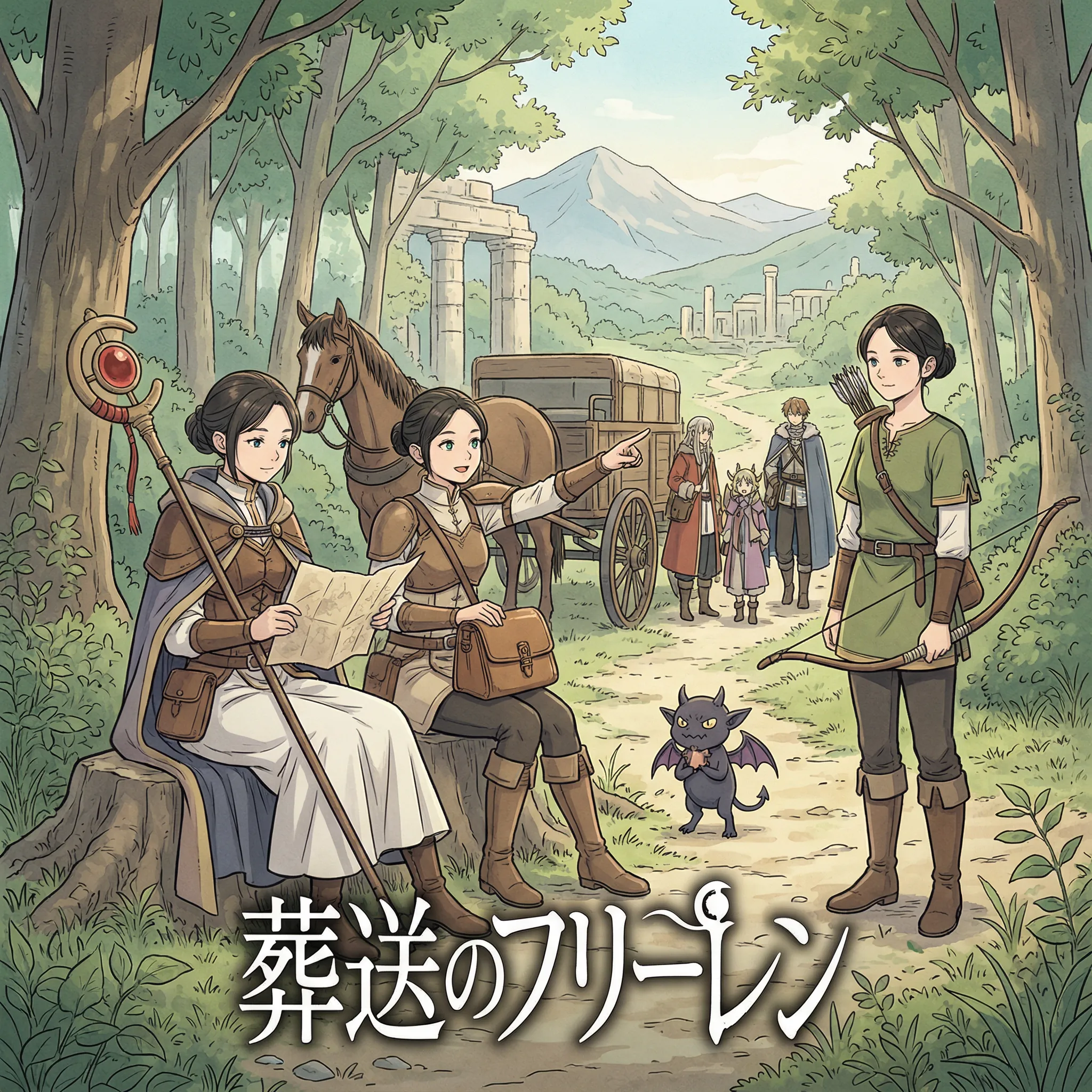 AI Frieren: Beyond Journey's End Anime Poster Generator