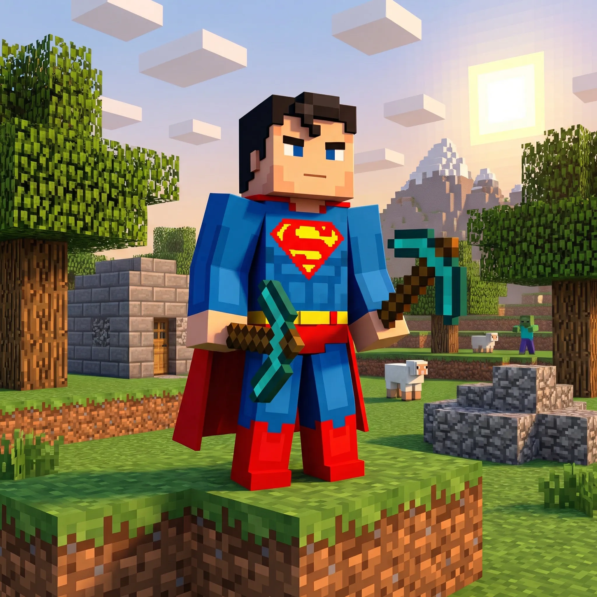 Come creare un avatar stile blocchi Minecraft su WeryAI?