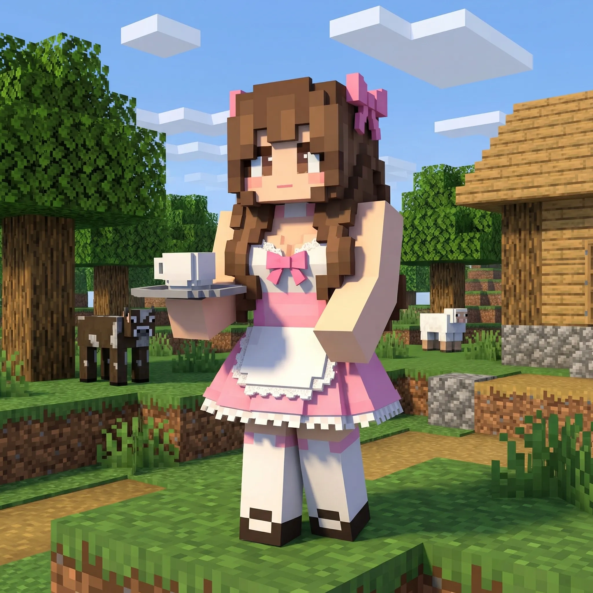 Generatore di Avatar Stile Blocchi Minecraft