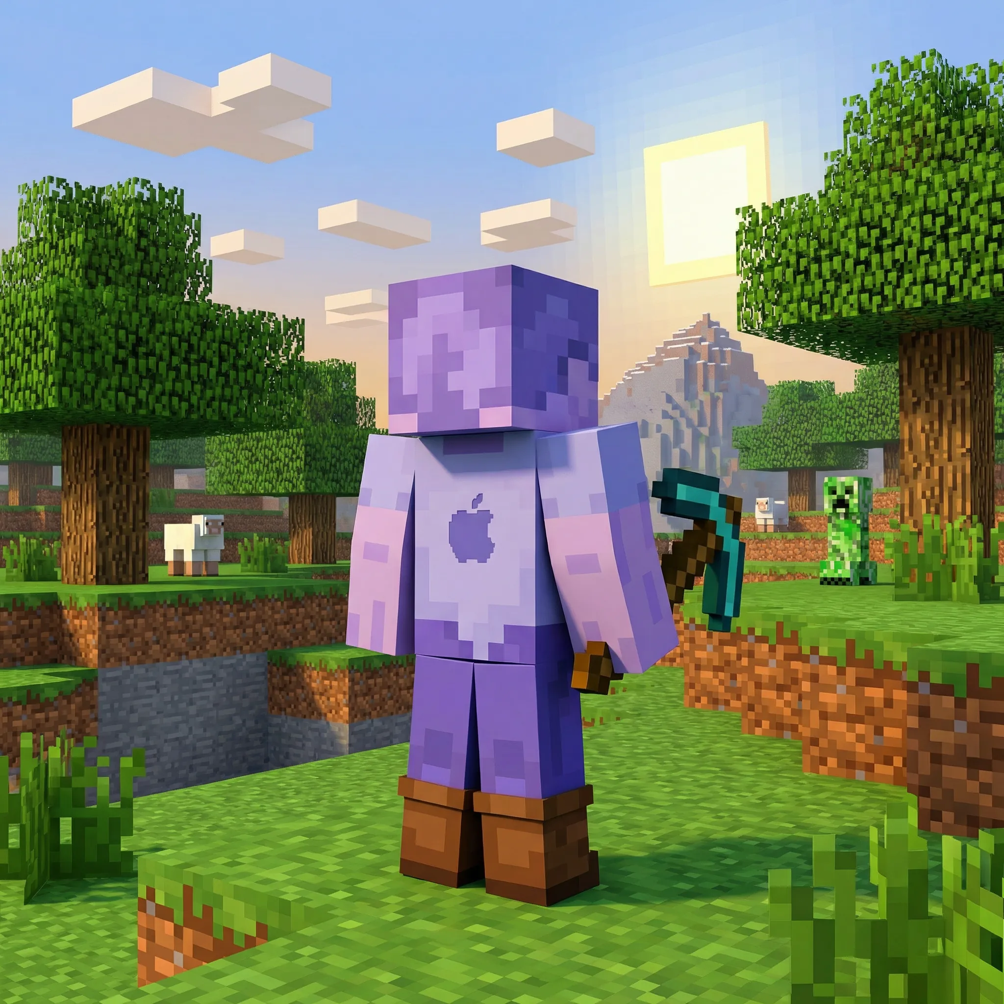 Generatore di Avatar Stile Blocchi Minecraft
