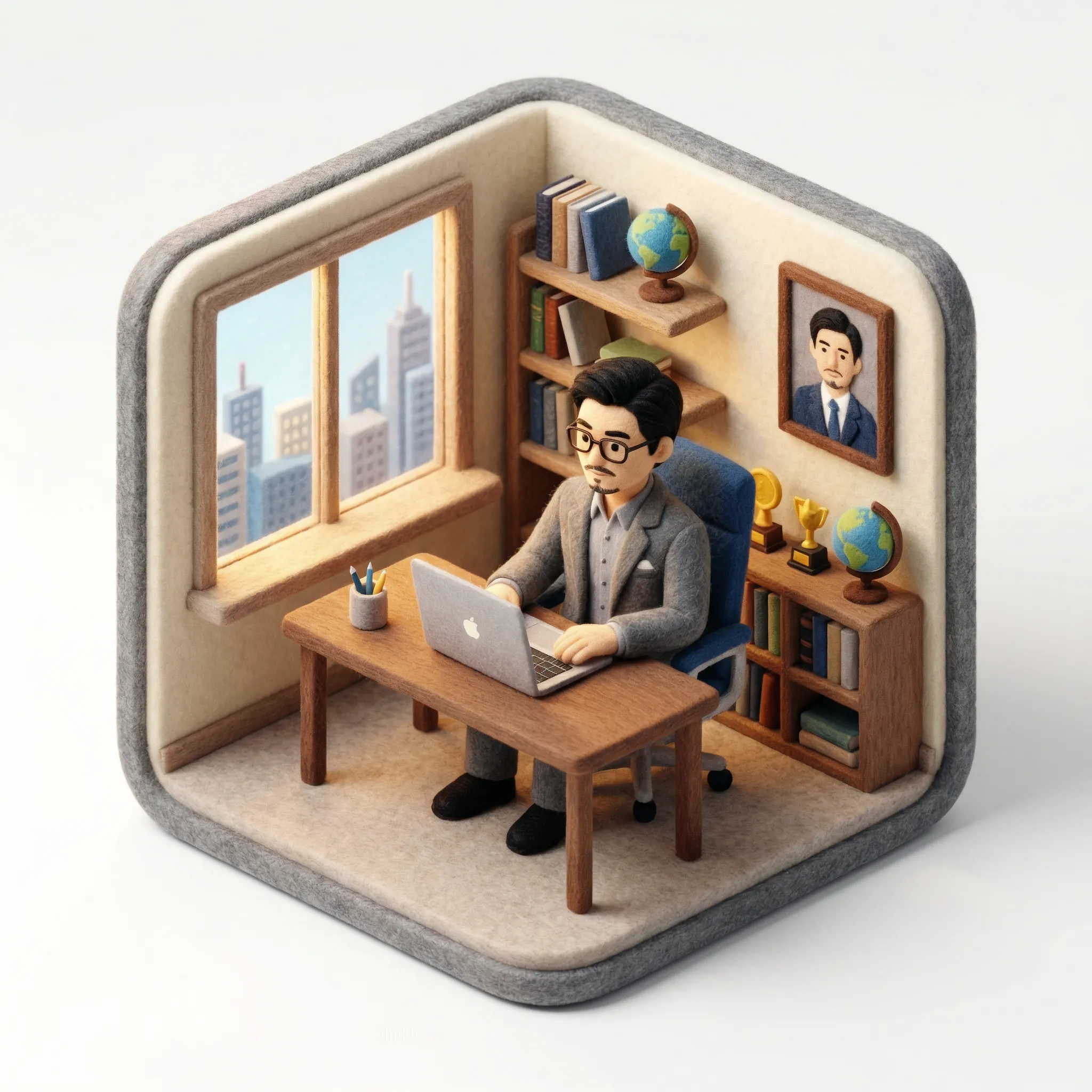 AI 3D ミニチュア・ホームオフィス・ジェネレーター
