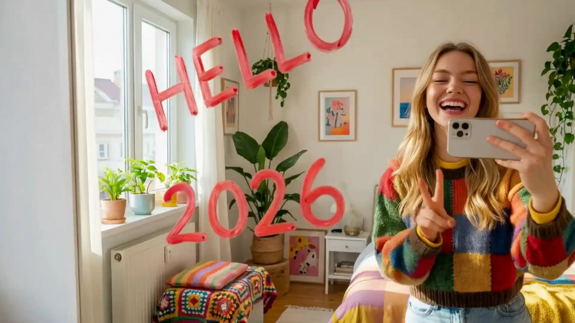 Yeni Yıl! Evet! Video Oluşturma Şablonu