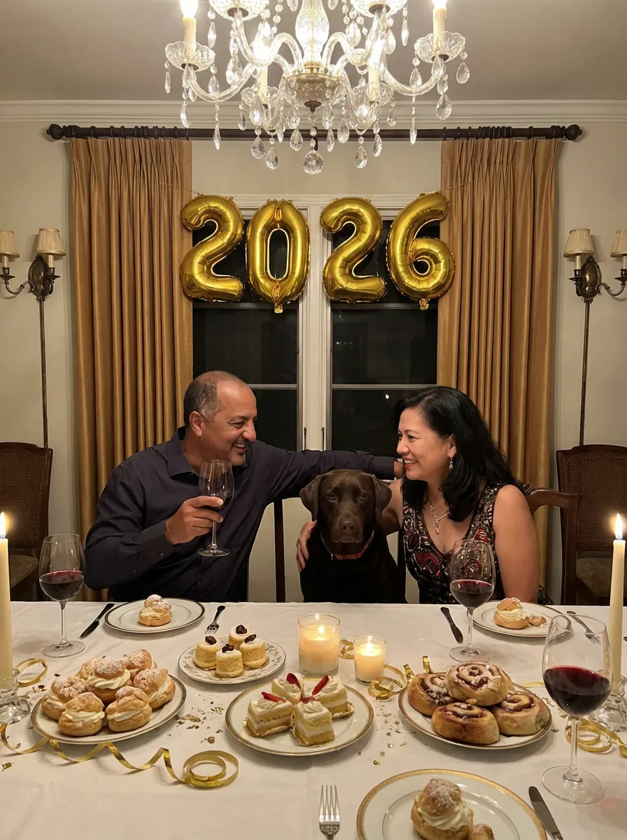 AI Realistic 2026 New Year Dinner Photo Generator