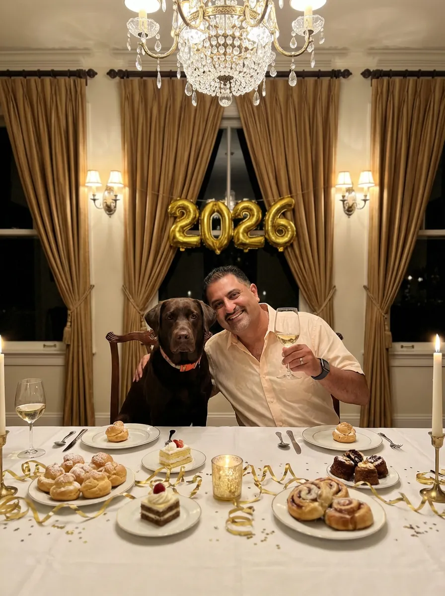 AI Realistic 2026 New Year Dinner Photo Generator