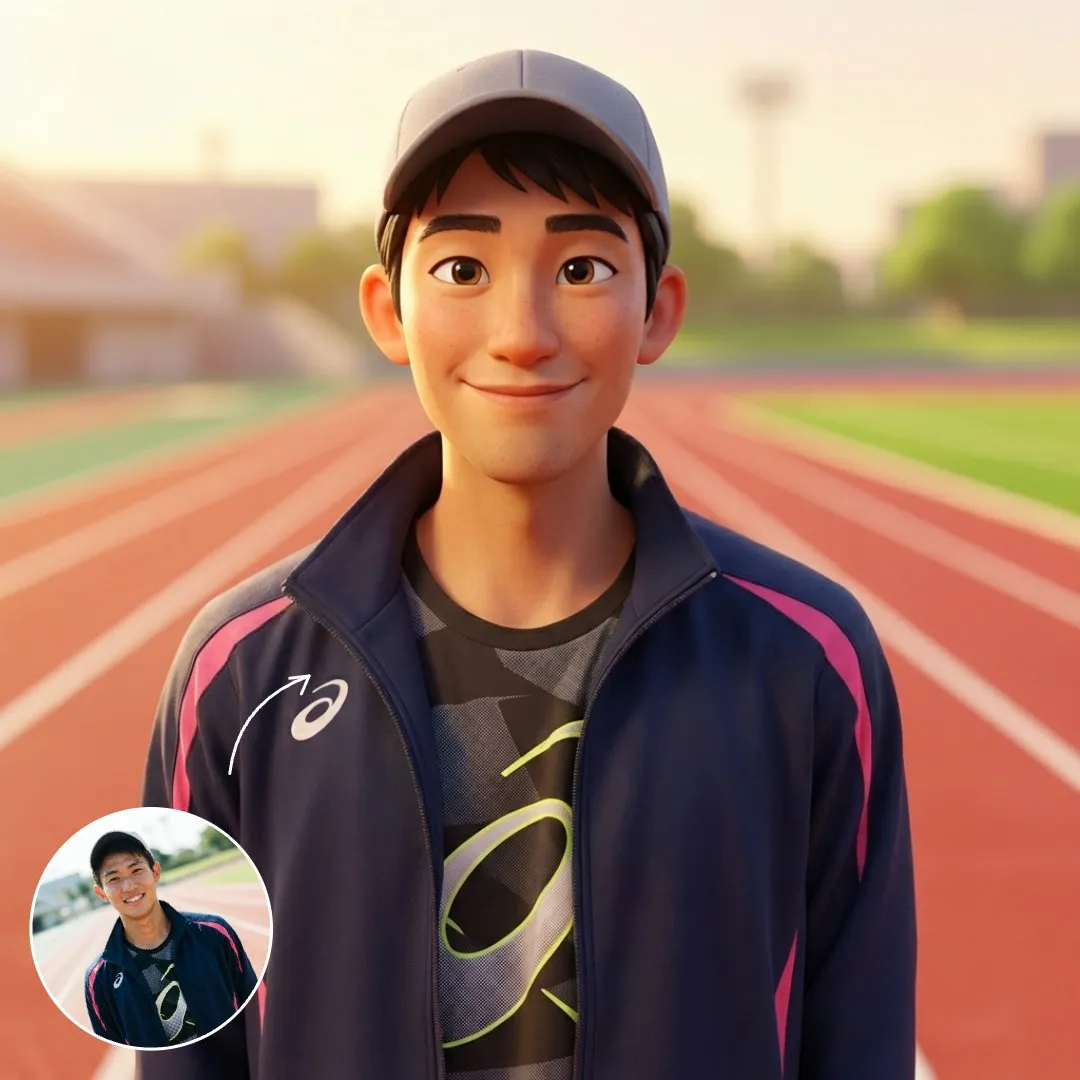 ピクサー風3Dアニメ