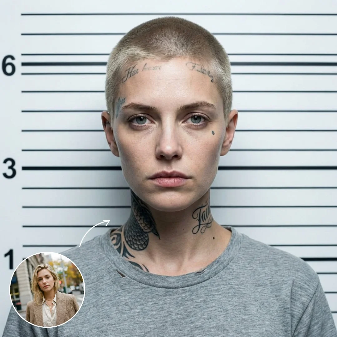 Realistic Mugshot Photo Style