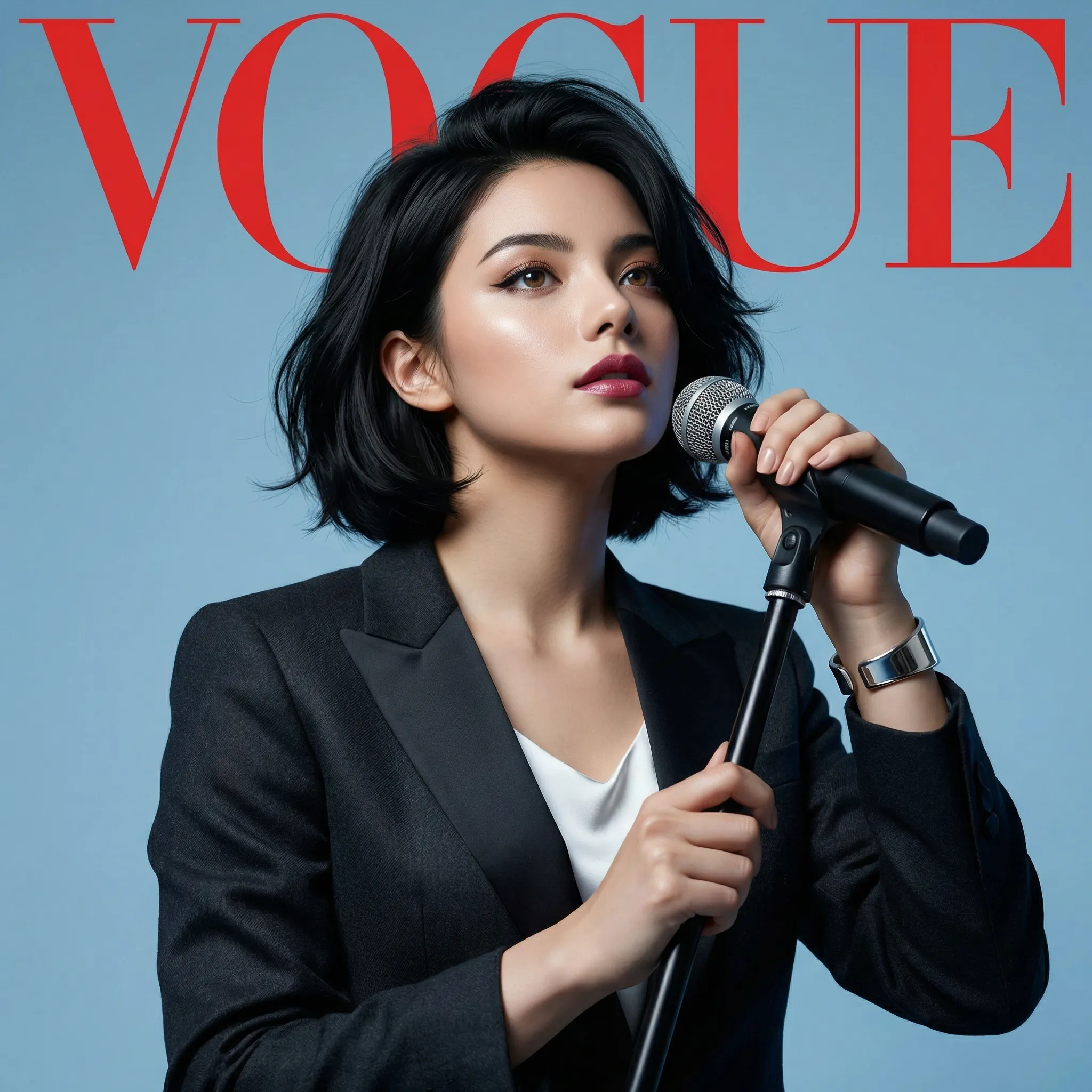 Generator Cover Majalah Vogue AI