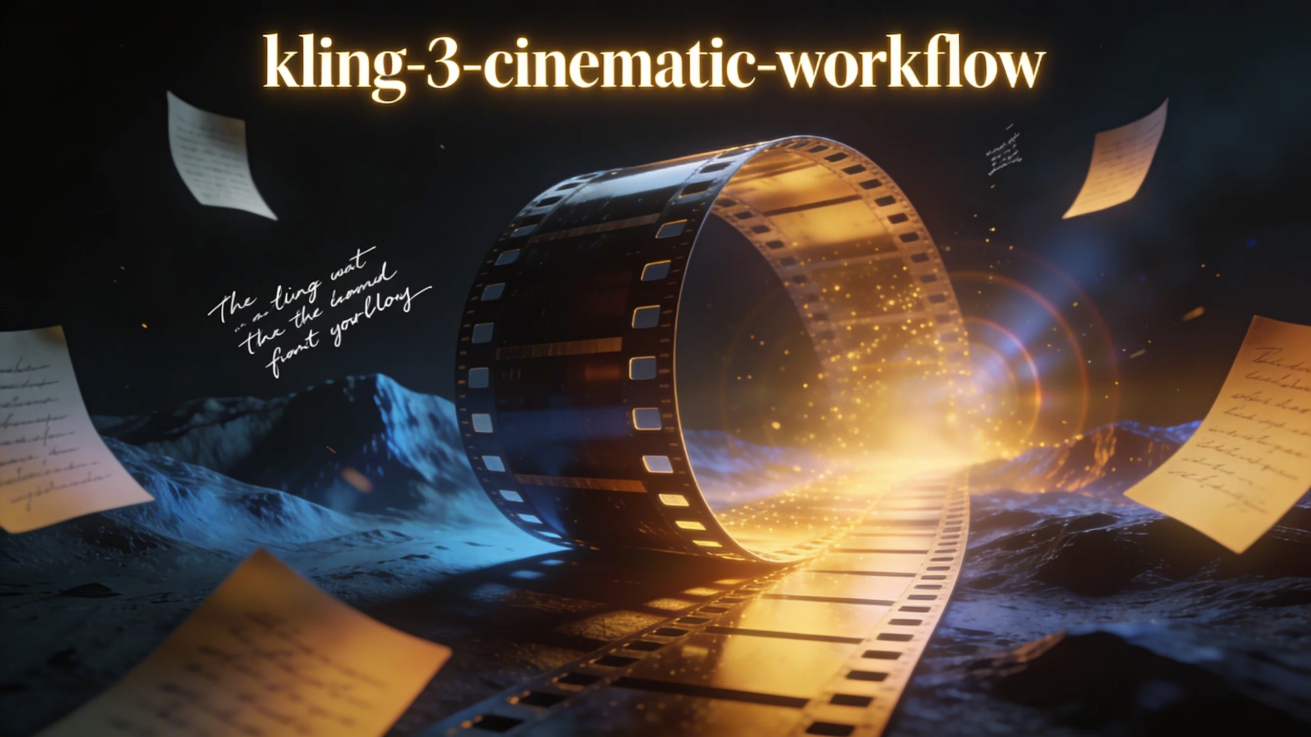 Kling 3.0 cinematic production flow
