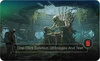 Remove text from image