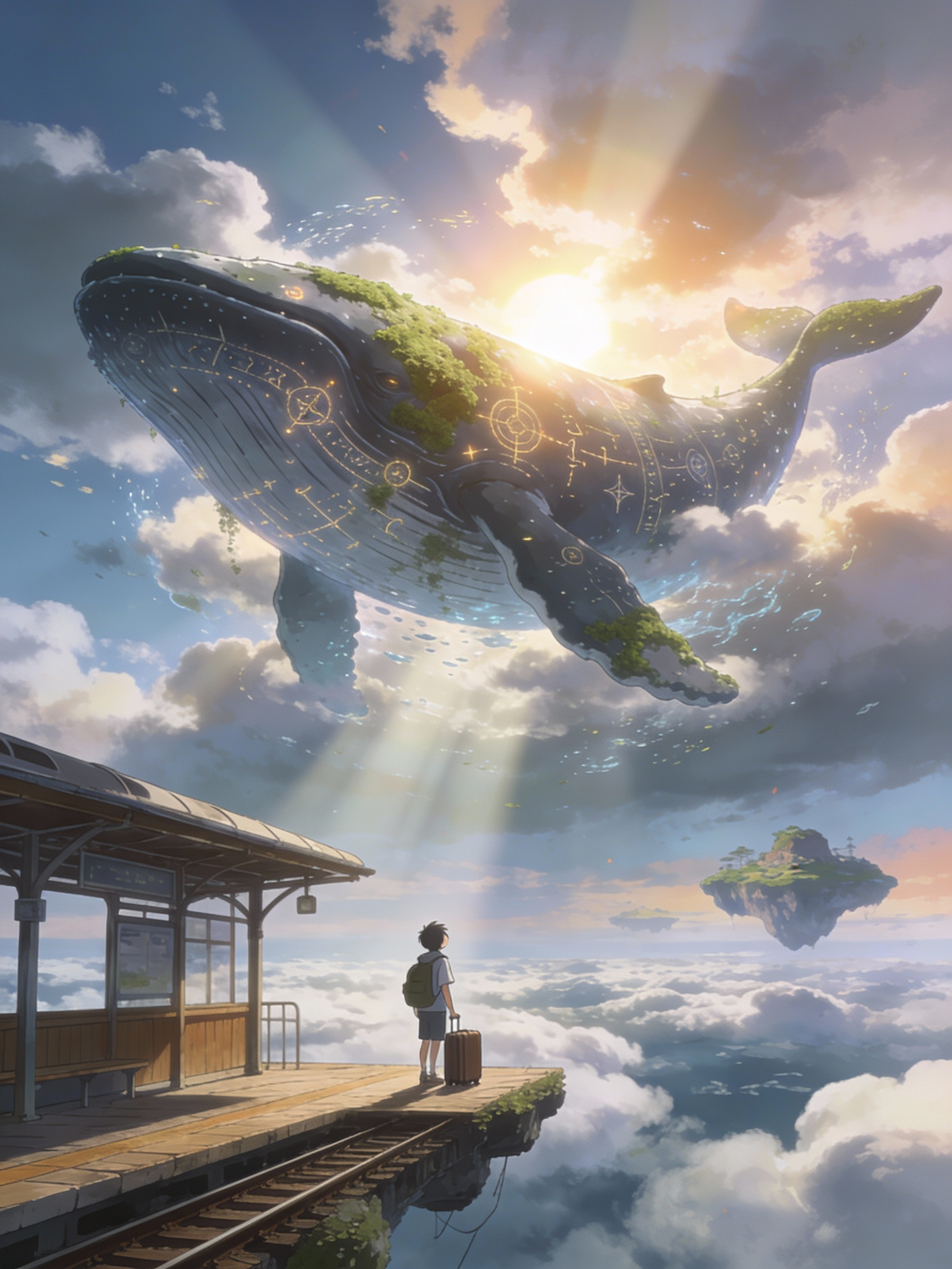 AI generated image using SEEDREAM_4_5: masterpiece, best quality, ultra-detailed, majestic fantasy anime illustration, ...