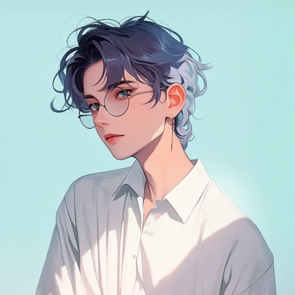 AI generated image using WERYAI_IMAGE_2_0: Convert the style of the boy in the white shirt from the first image into the ar...