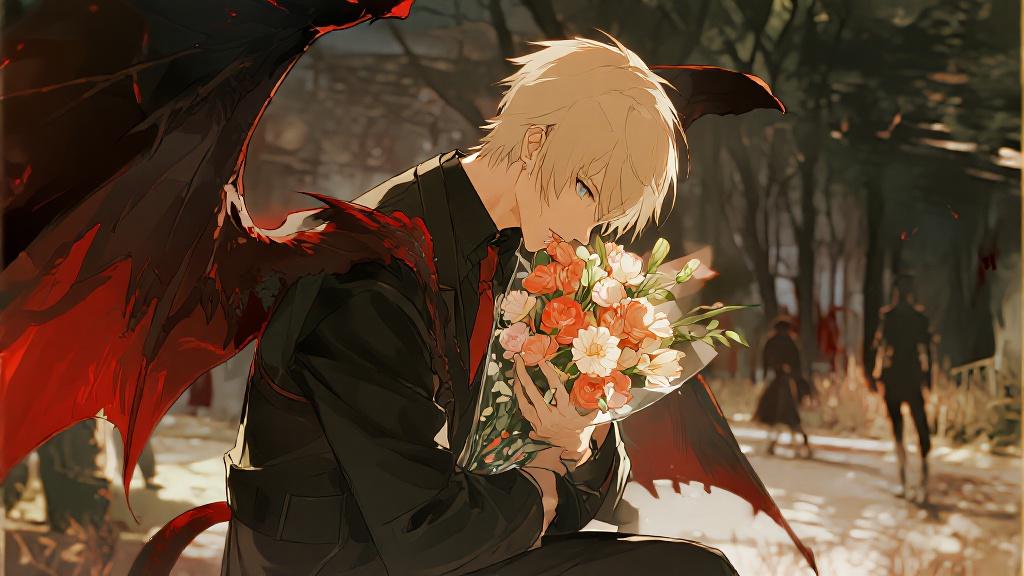 AI generated image using DREAMINA: The Control Devil from the Japanese manga Chainsaw Man, strolling through Hell w...