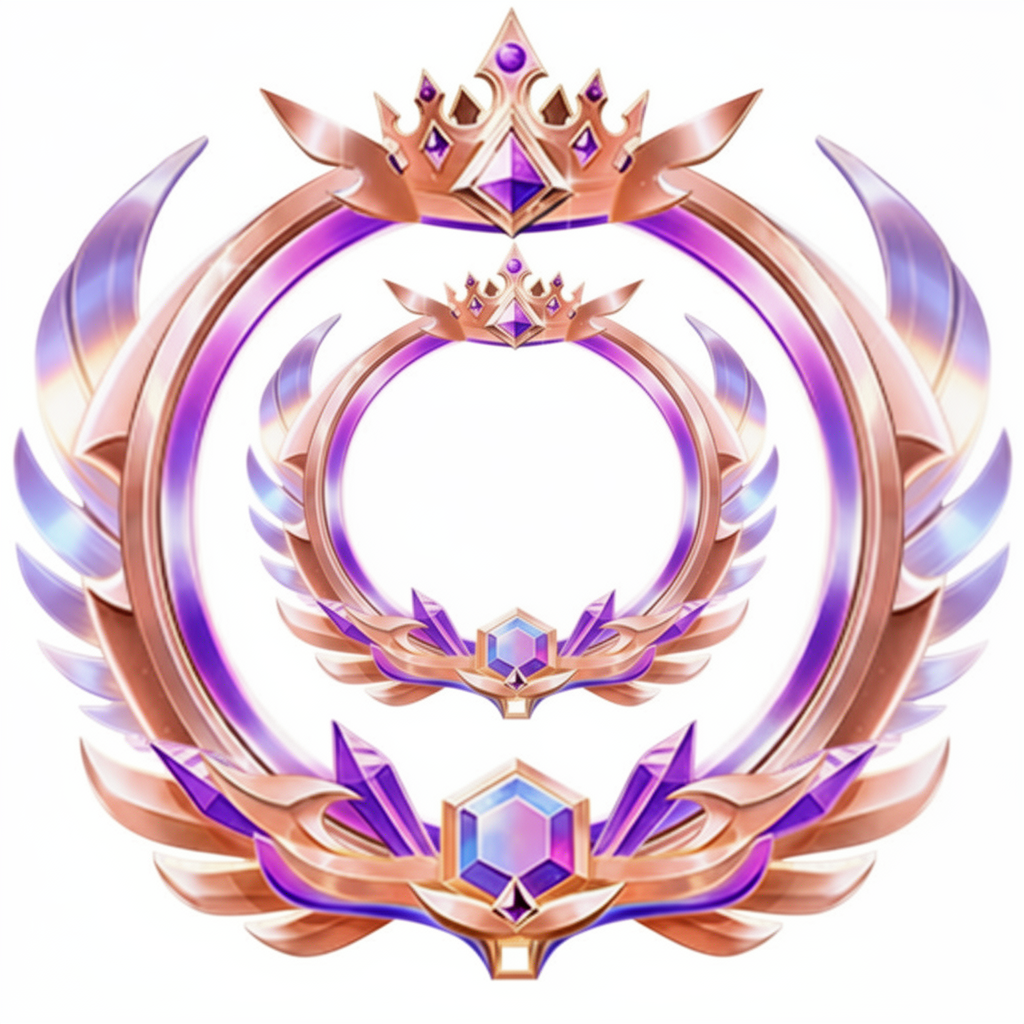 AI generated image using WERYAI_IMAGE_2_0: Split this avatar frame, ensuring that each element is independent. Each element...