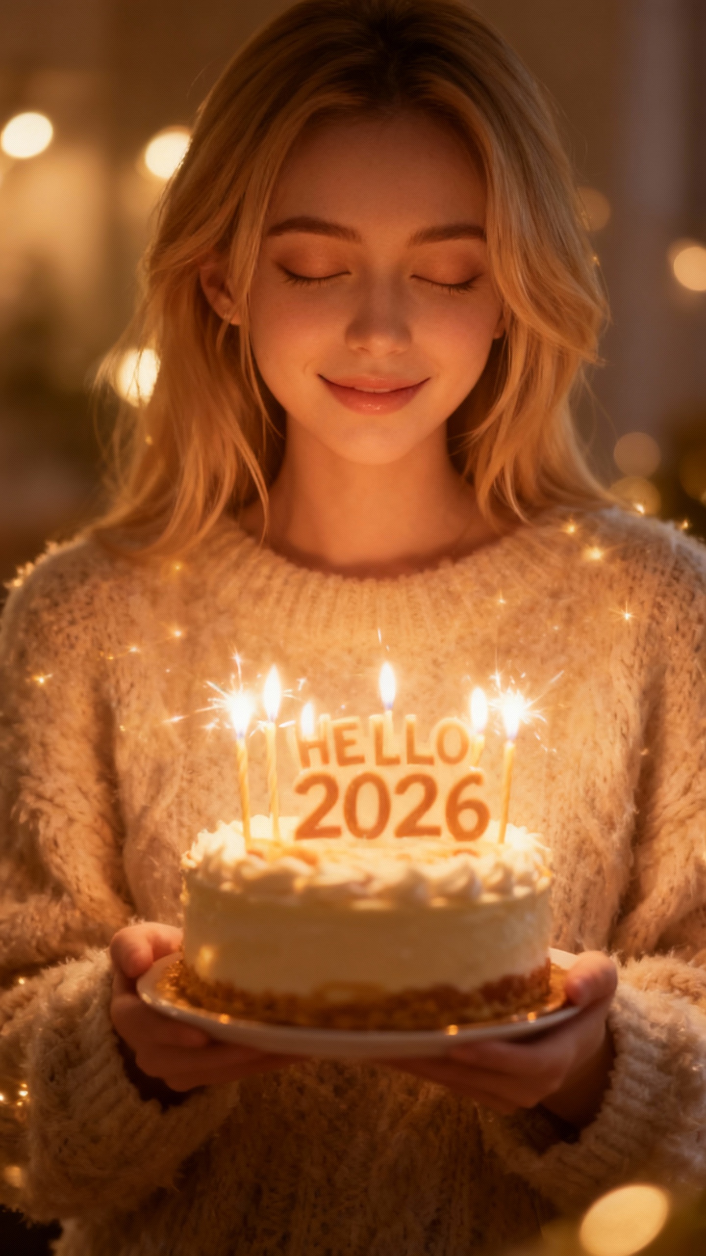 AI generated image using SEEDREAM: Using the character from the reference image, generate a close-up, heartwarming ...