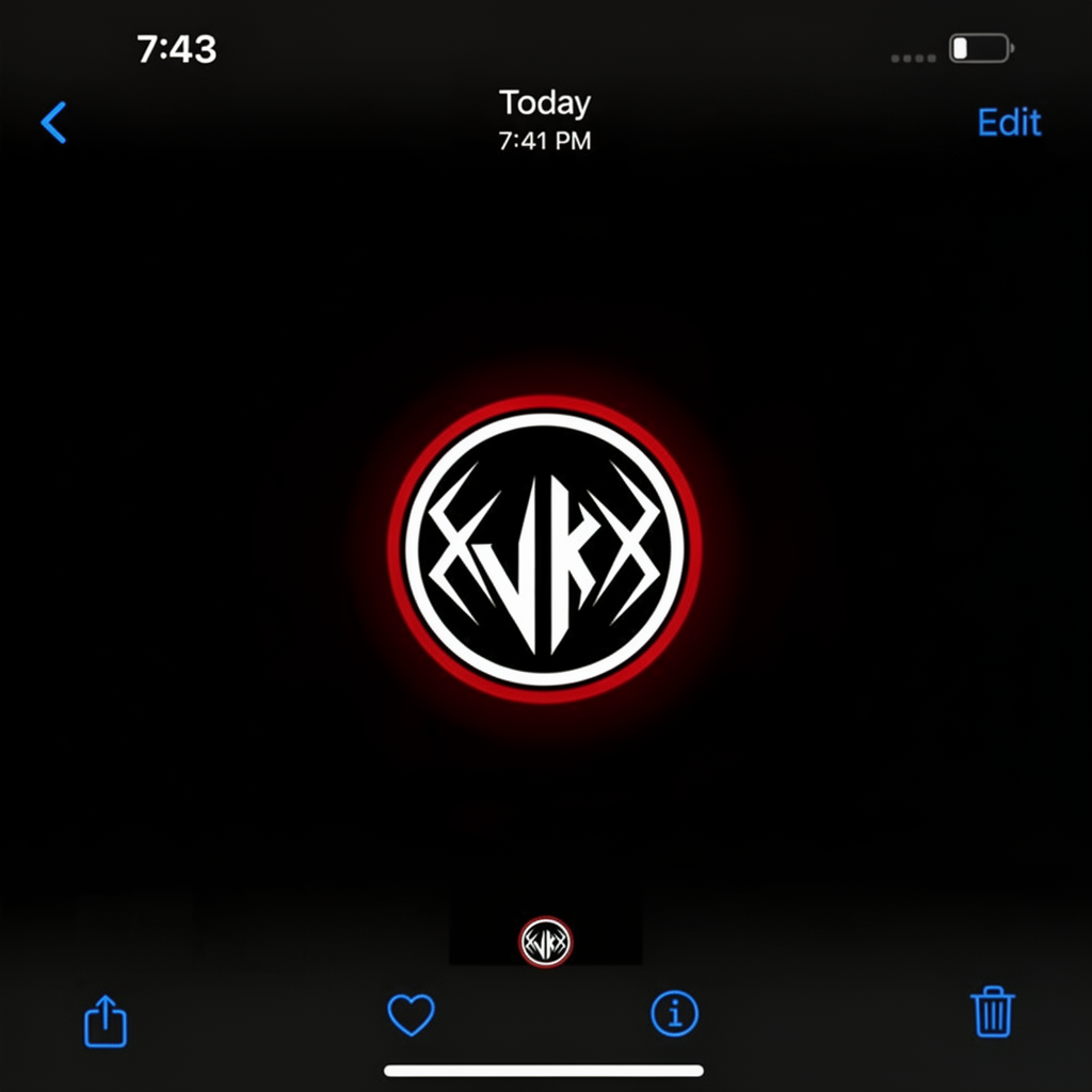 AI generated image using WERYAI_IMAGE_2_0: Gradually shift the red outer ring into a deep crimson with subtle black underto...