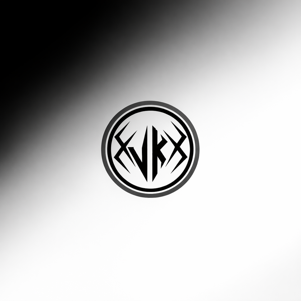 AI generated image using GPT_IMAGE_1_5: Slowly invert the logo colors: the background fades from black to white while th...