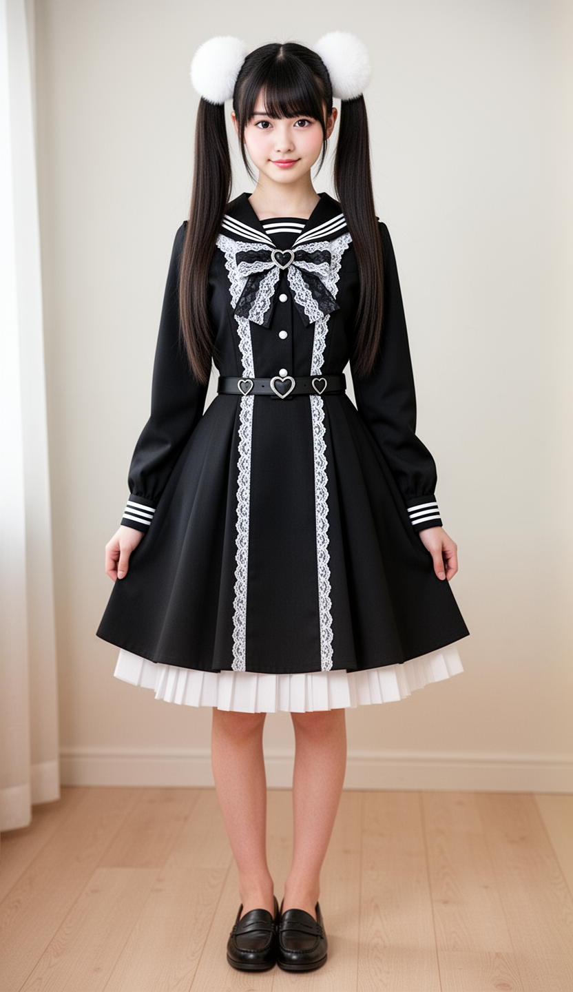 AI generated image using WERYAI_IMAGE_2_0: 1 girl, (tall), 16 years old, Japanese, (slender), (long legs), high twintails, ...