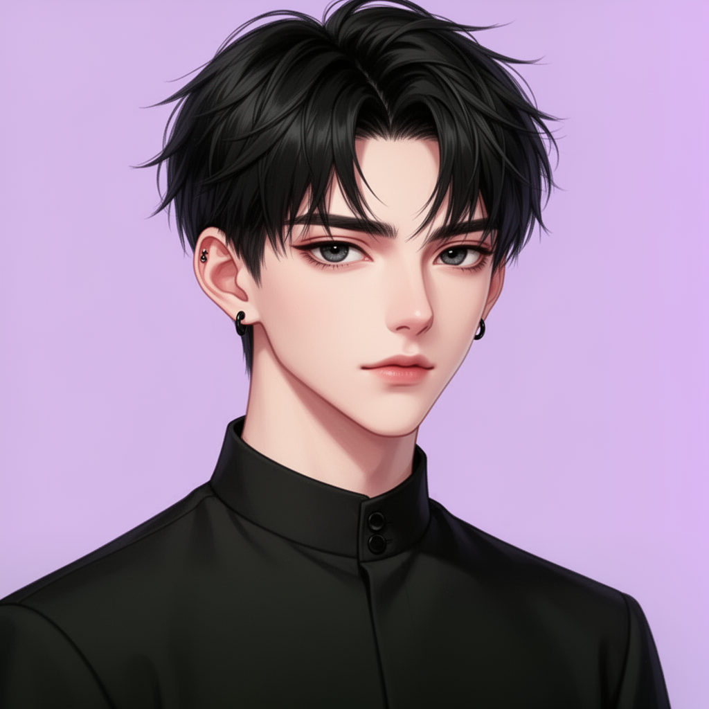 AI generated image using WERYAI_IMAGE_2_0: Based on the reference image, generate a male character avatar in the same style...