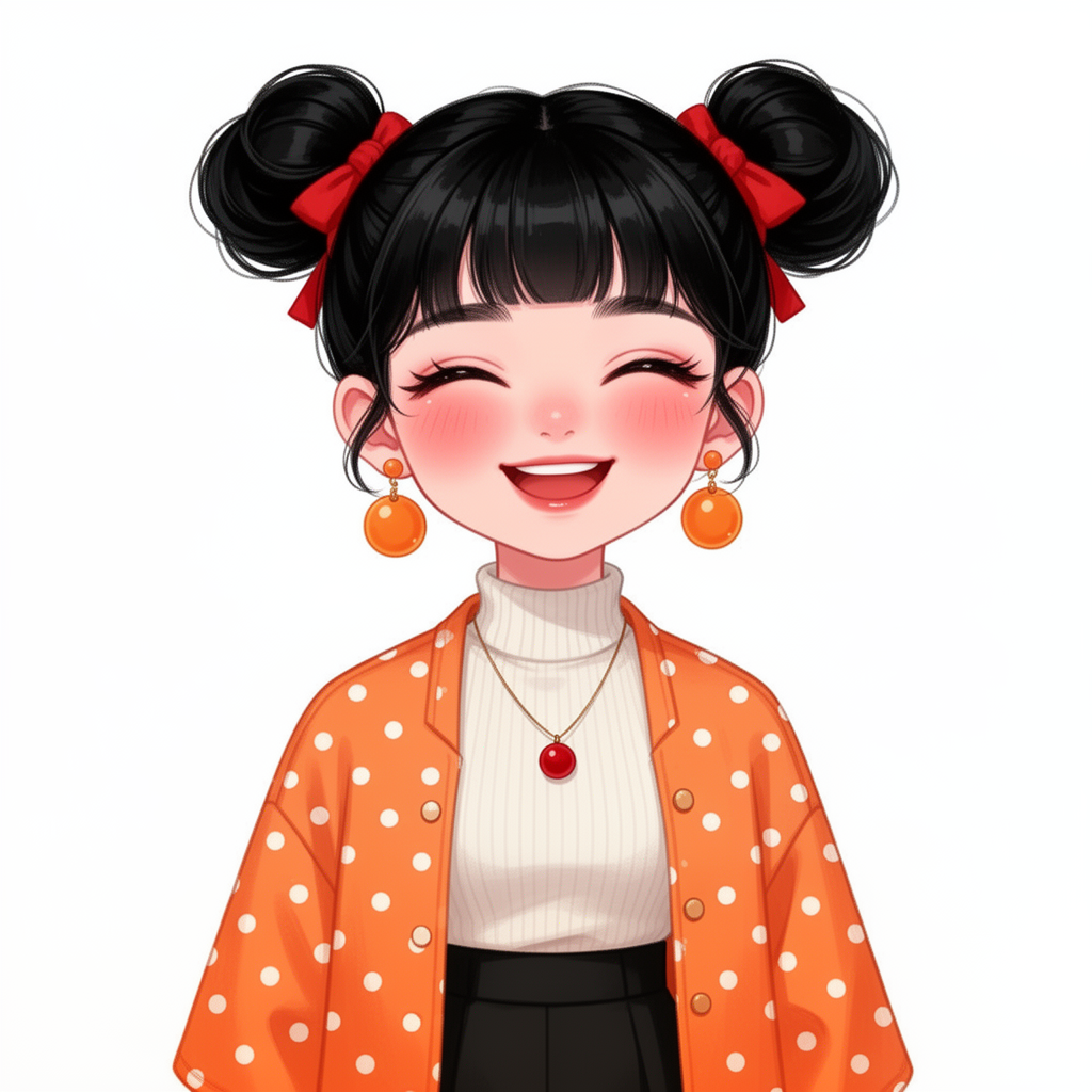 AI generated image using WERYAI_IMAGE_2_0: Referring to the design style of Figure 1 and the clothing style of Figure 2, ge...