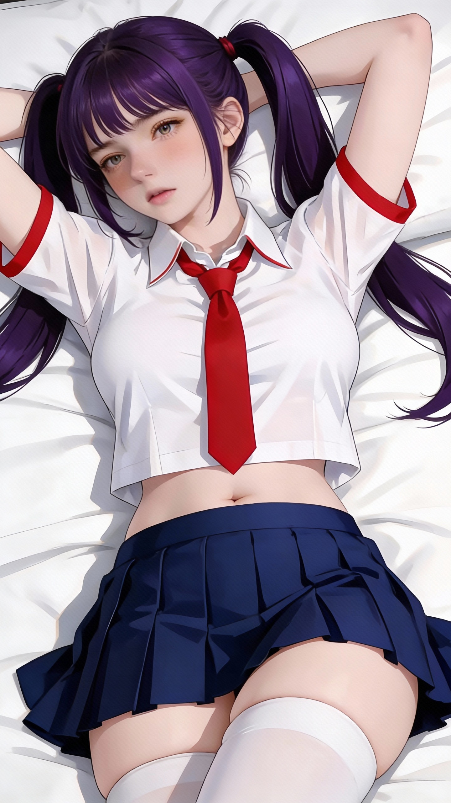 AI generated image using SEEDREAM_4_5: Based on these two, generate another one with different clothing, hairstyle, and...