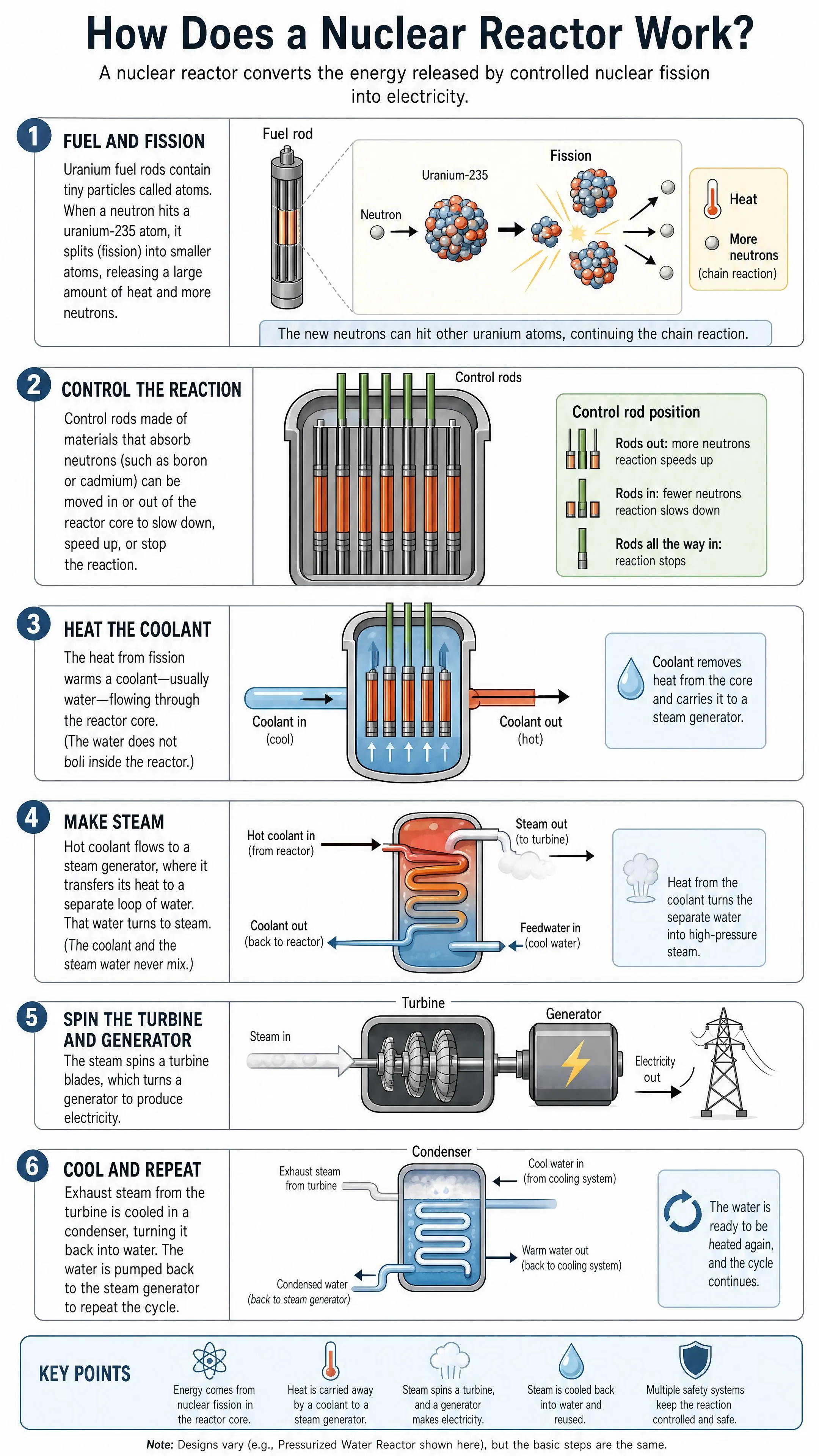 How does a nuclear reactor work?