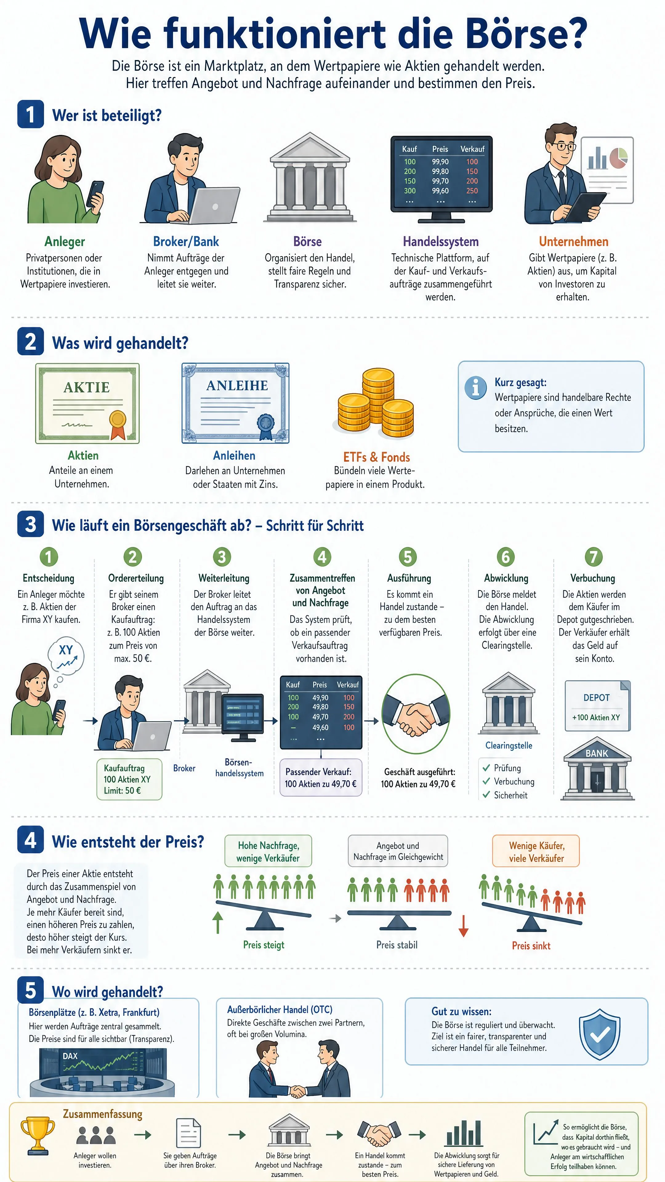 Wie funktioniert die Börse?