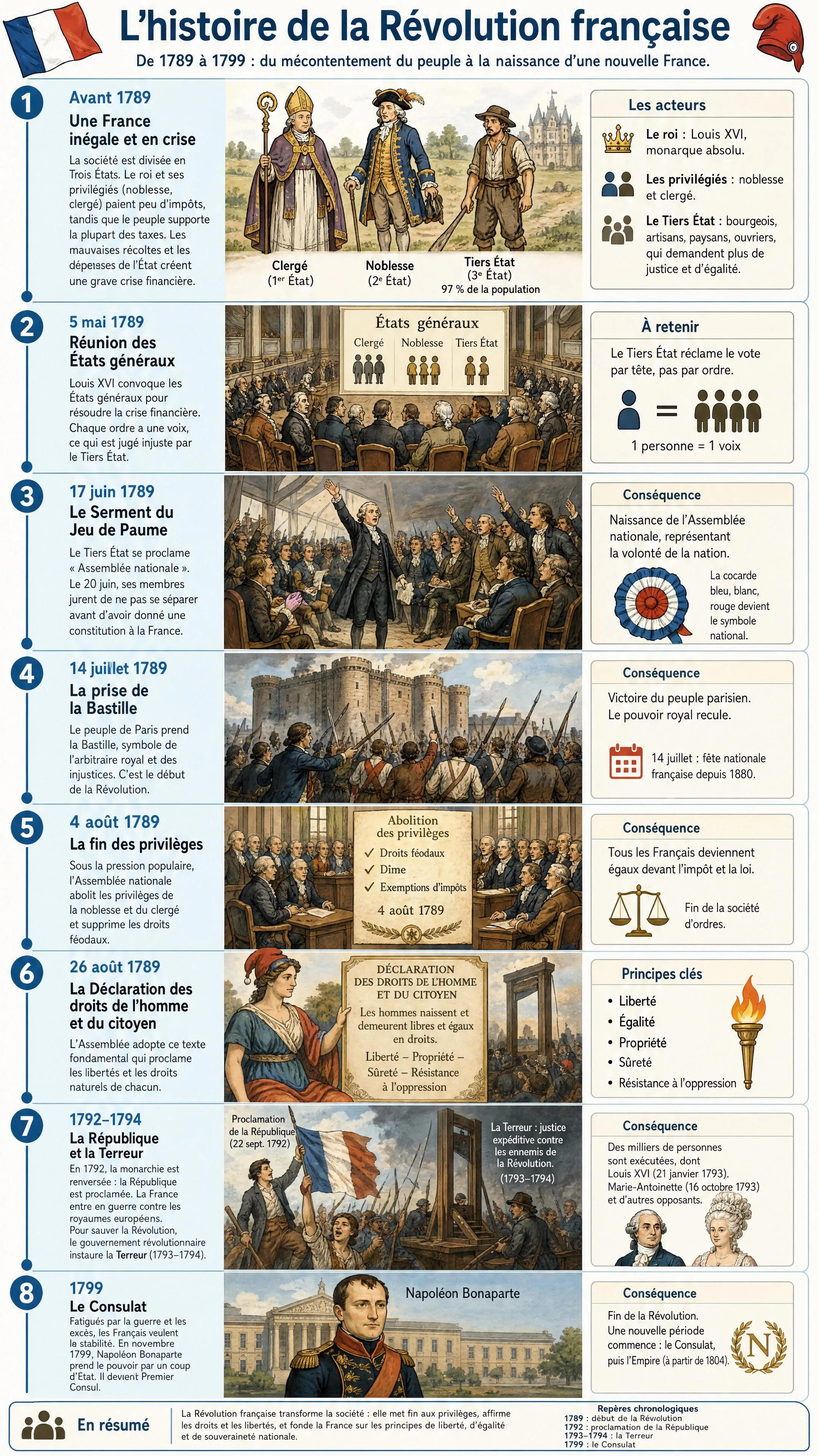 L’histoire de la Révolution française