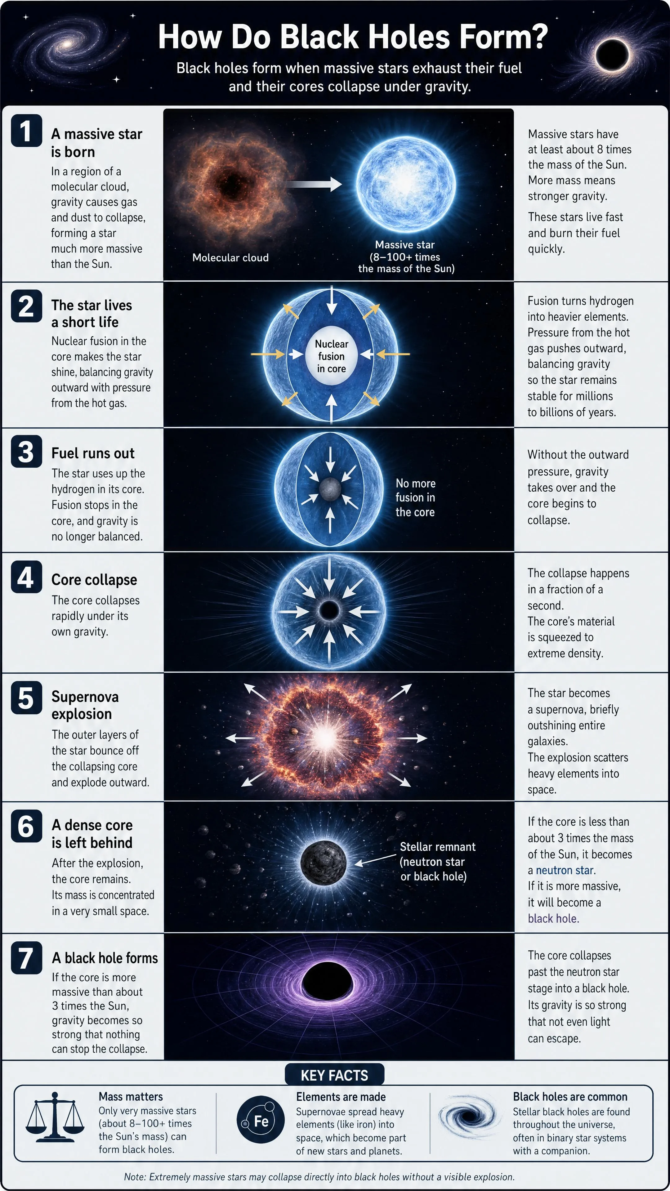 How do black holes form?