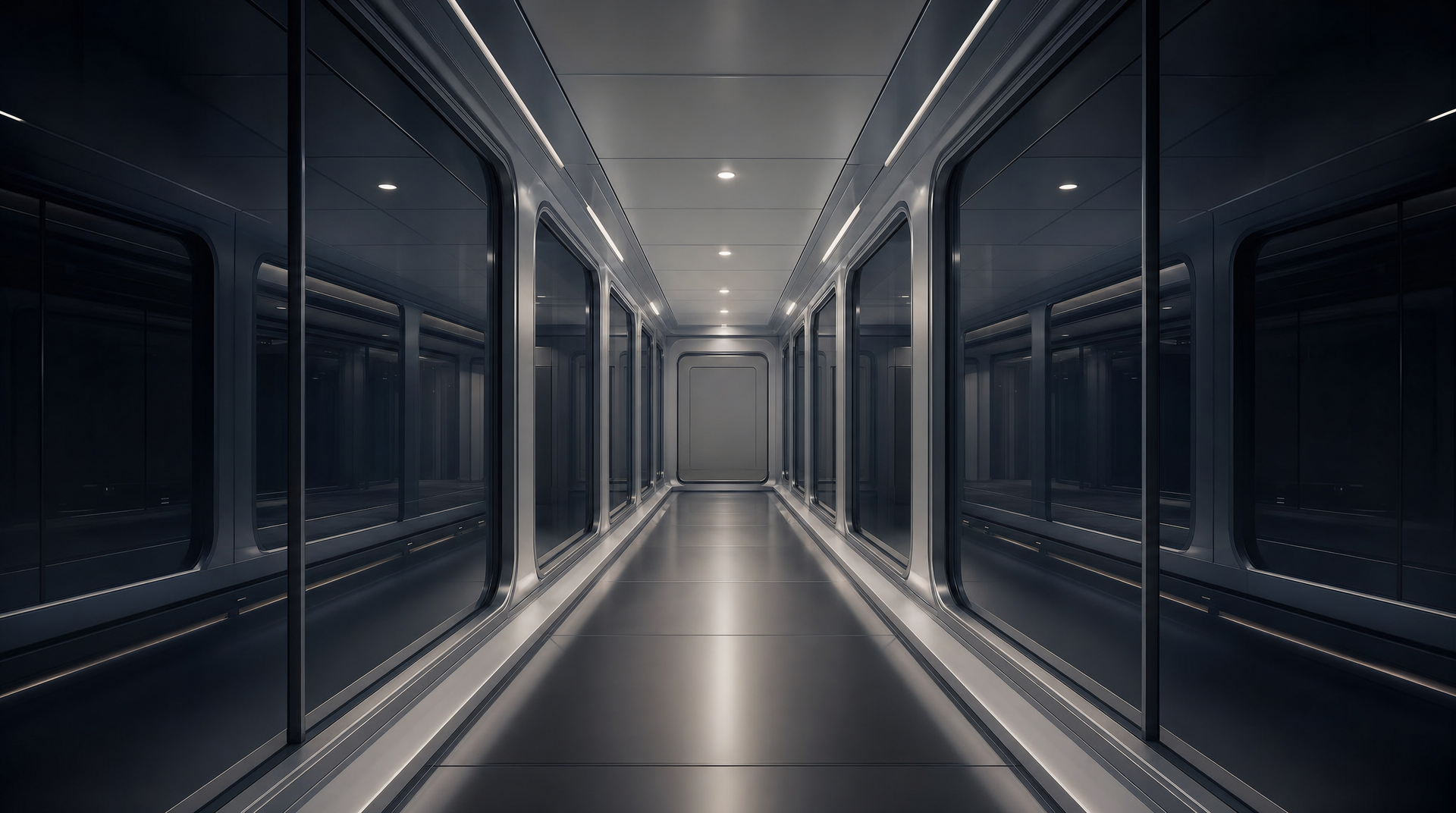 Mirror Walkway Environment Plate