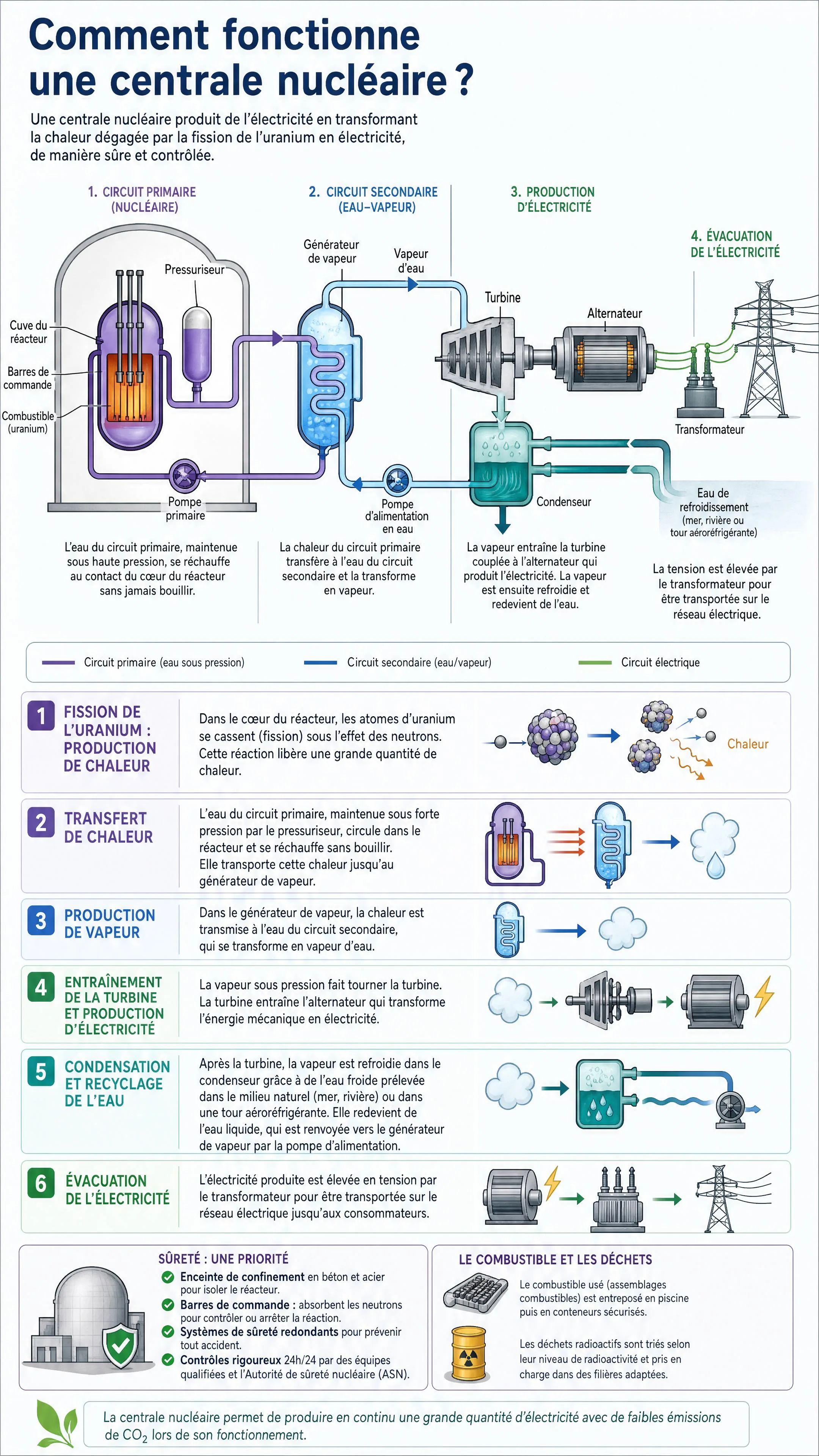 Comment fonctionne une centrale nucléaire ?