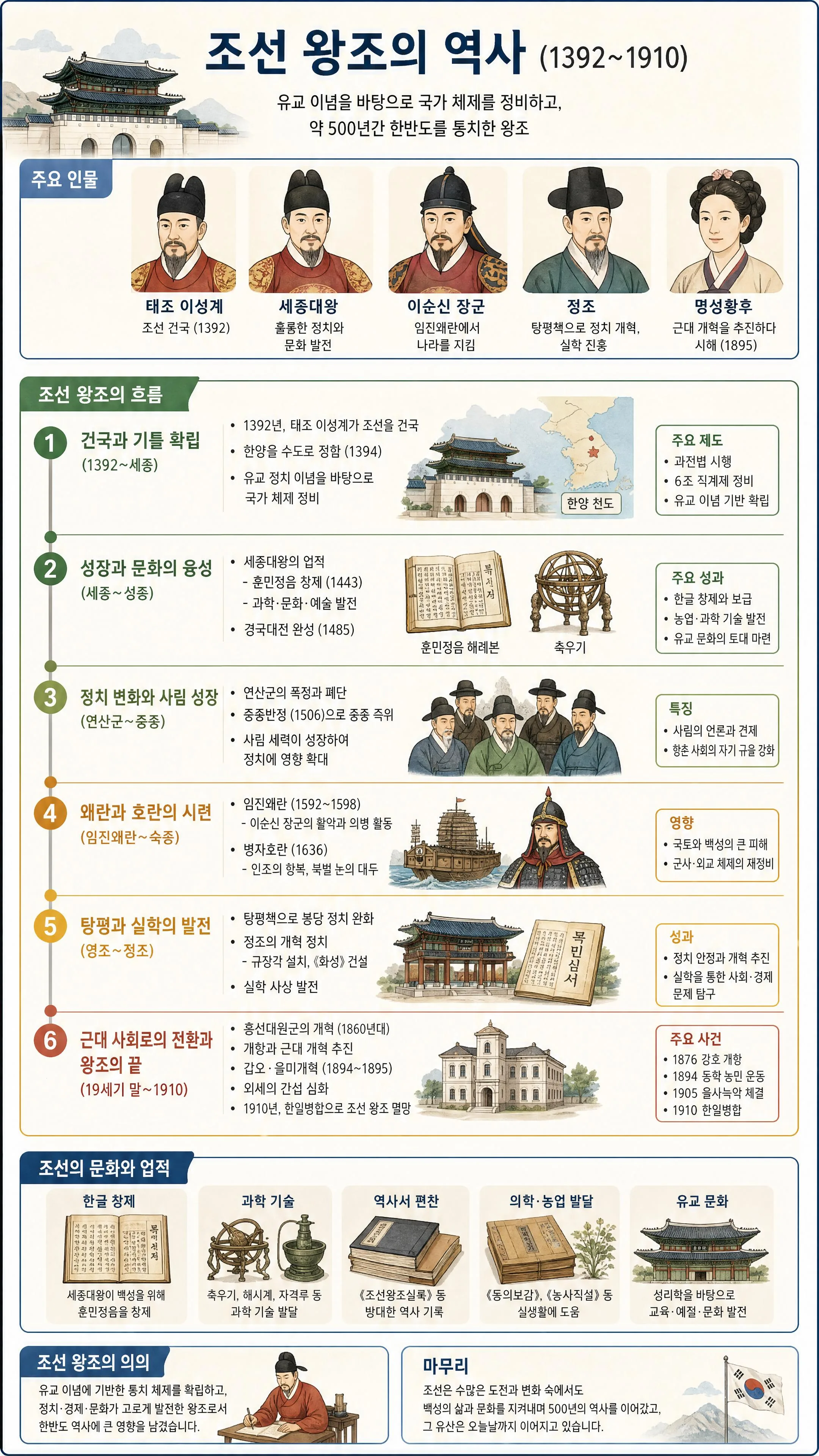 조선 왕조의 역사