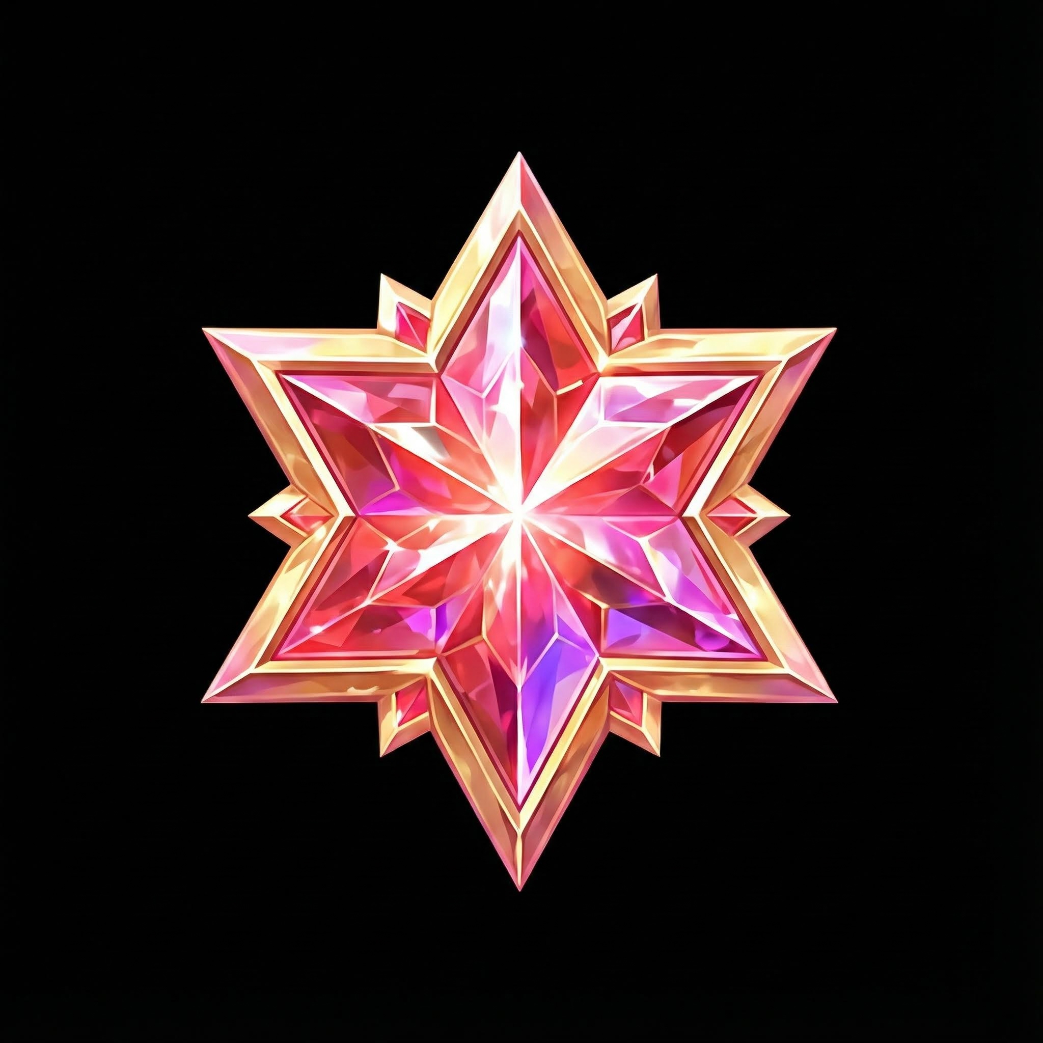 AI generated image using NANO_BANANA_PRO: Extract the hexagram decoration from the green-boxed area in the image. Do not a...