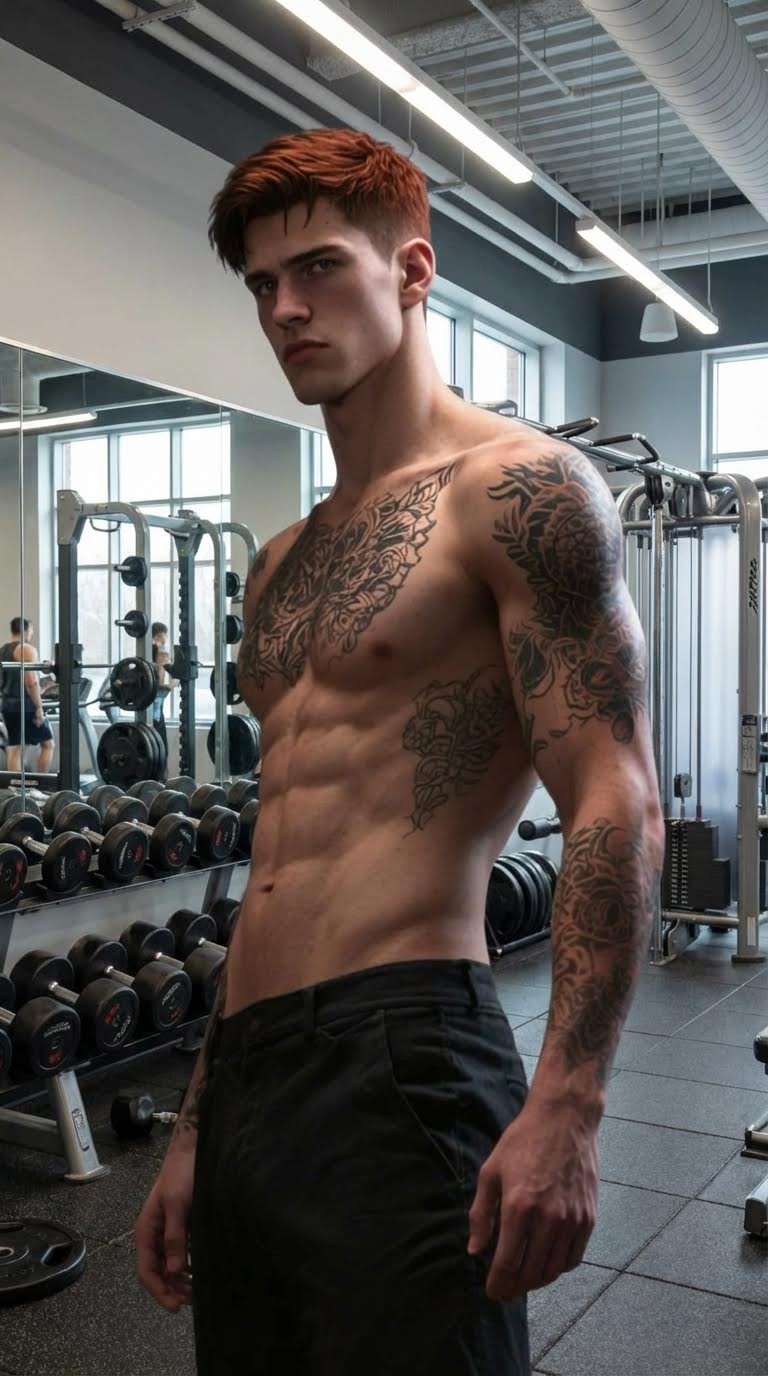 AI generated image using NANO_BANANA_PRO: Change the background to a gym