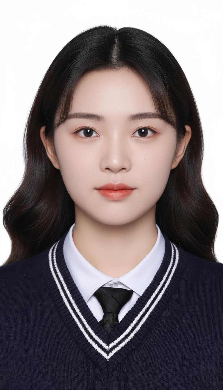 AI generated image using NANO_BANANA: A portrait that skillfully blends the facial features of two individuals, while ...