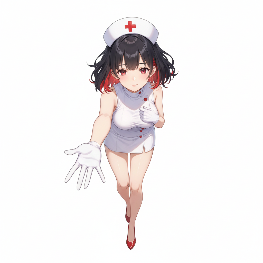 AI generated image using NANO_BANANA: Anime style, Ghibli style, slight overhead shot. Retain the character's appearan...